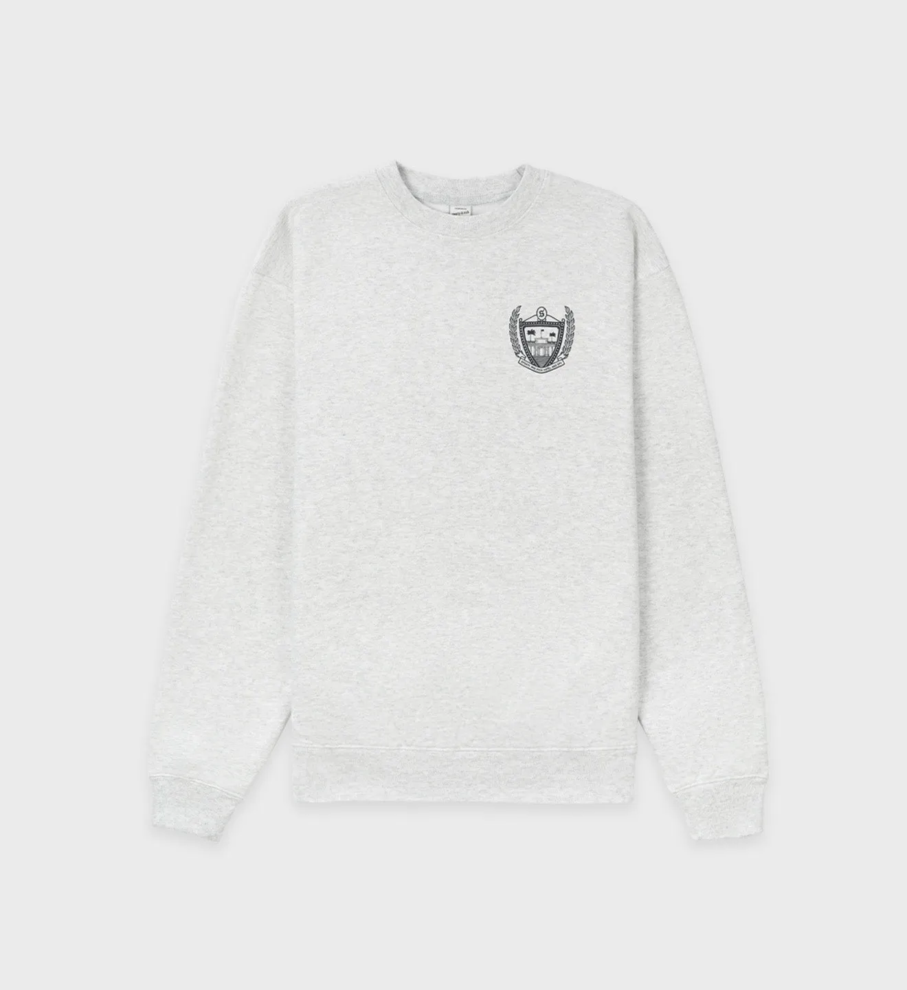 Beverly Hills Crewneck - Heather Gray sold by Sporty and Rich
