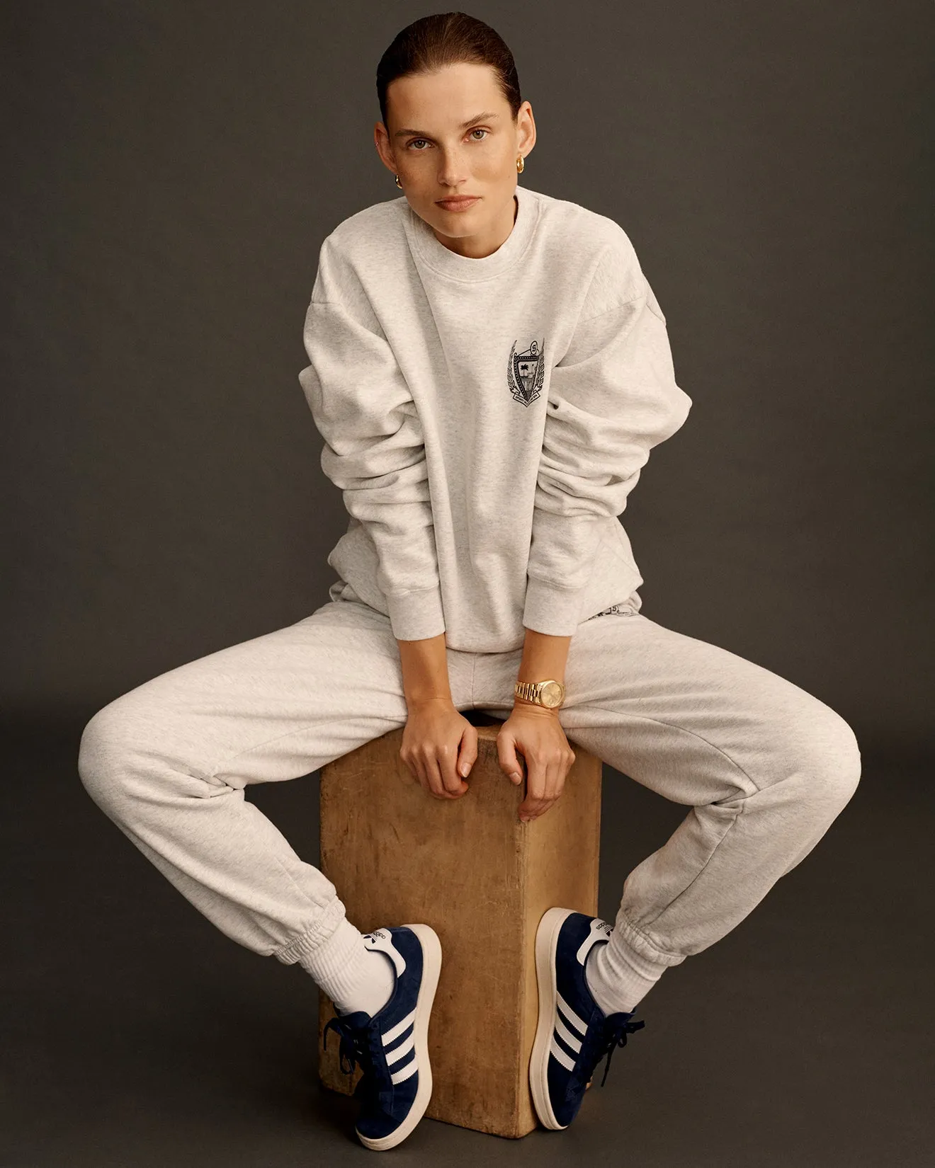 Beverly Hills Crewneck - Heather Gray sold by Sporty and Rich product image thumbnail 5