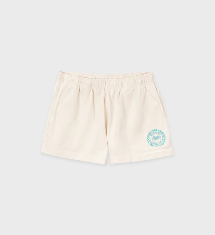 SR Open Disco Short - Cream sold by Sporty and Rich