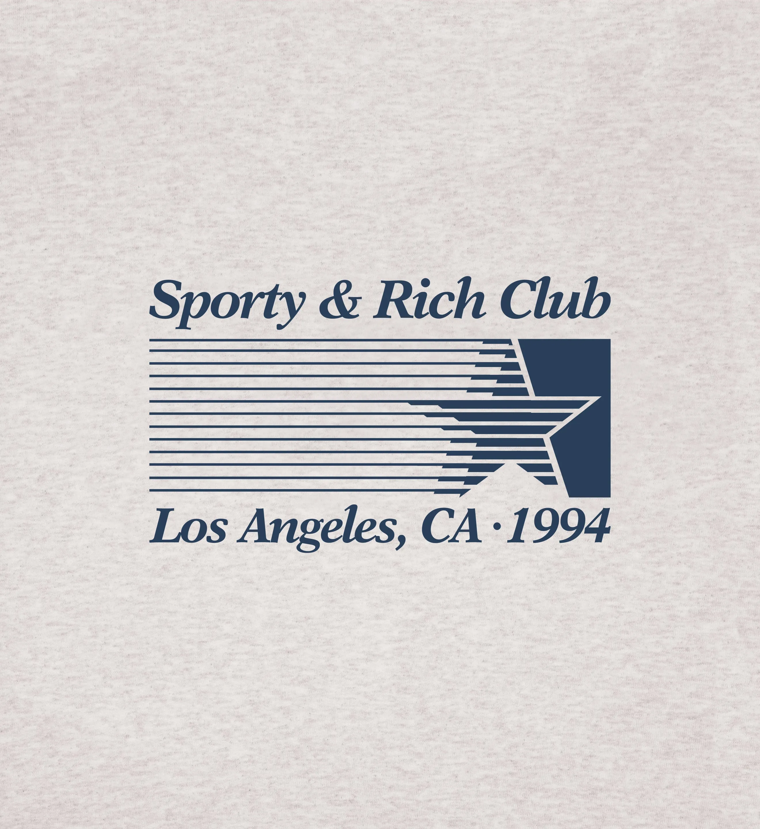 Starter Crewneck - Heather Gray/Navy sold by Sporty and Rich product image thumbnail 3