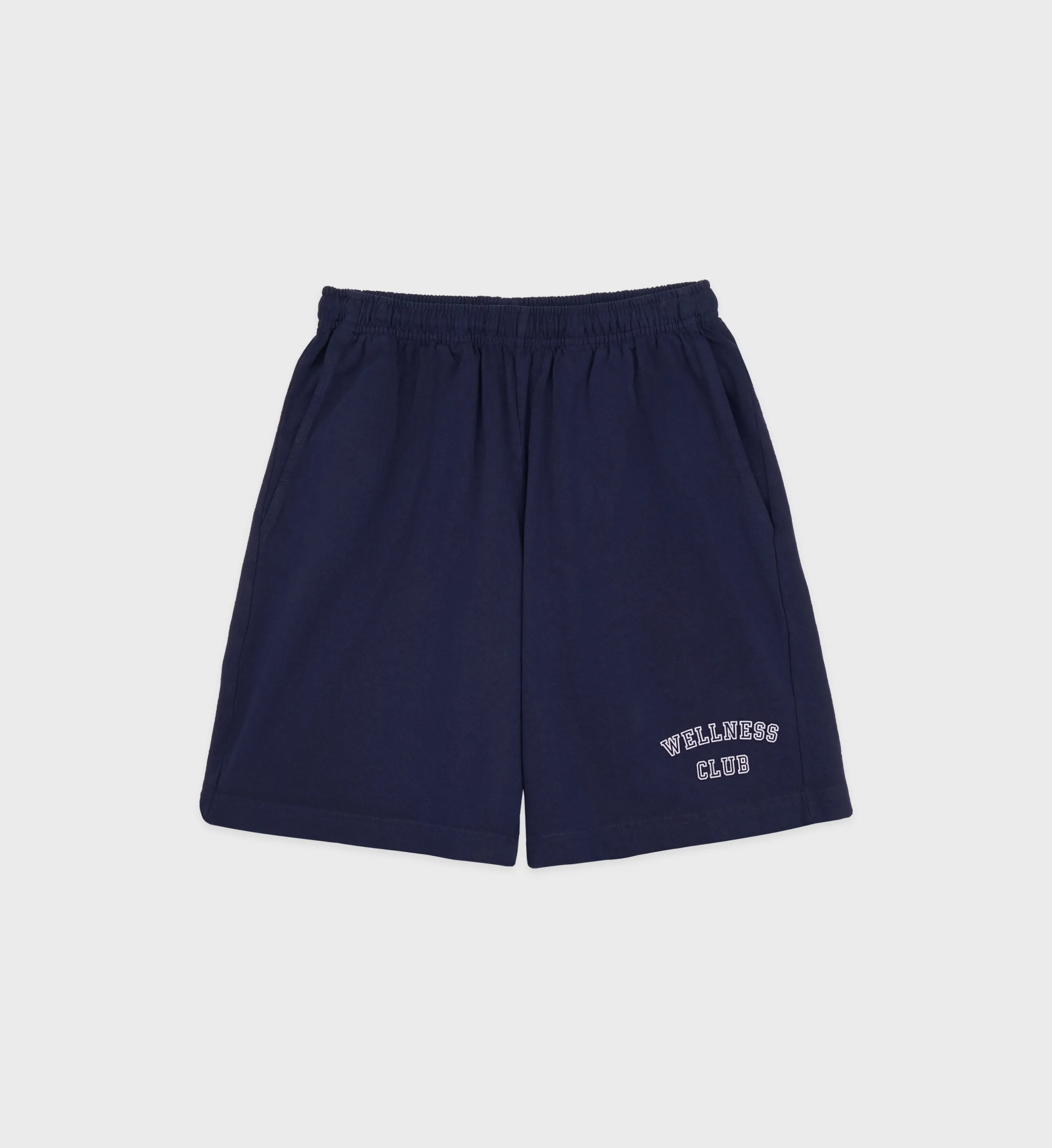 Wellness Club Gym Short - Navy/White sold by Sporty and Rich