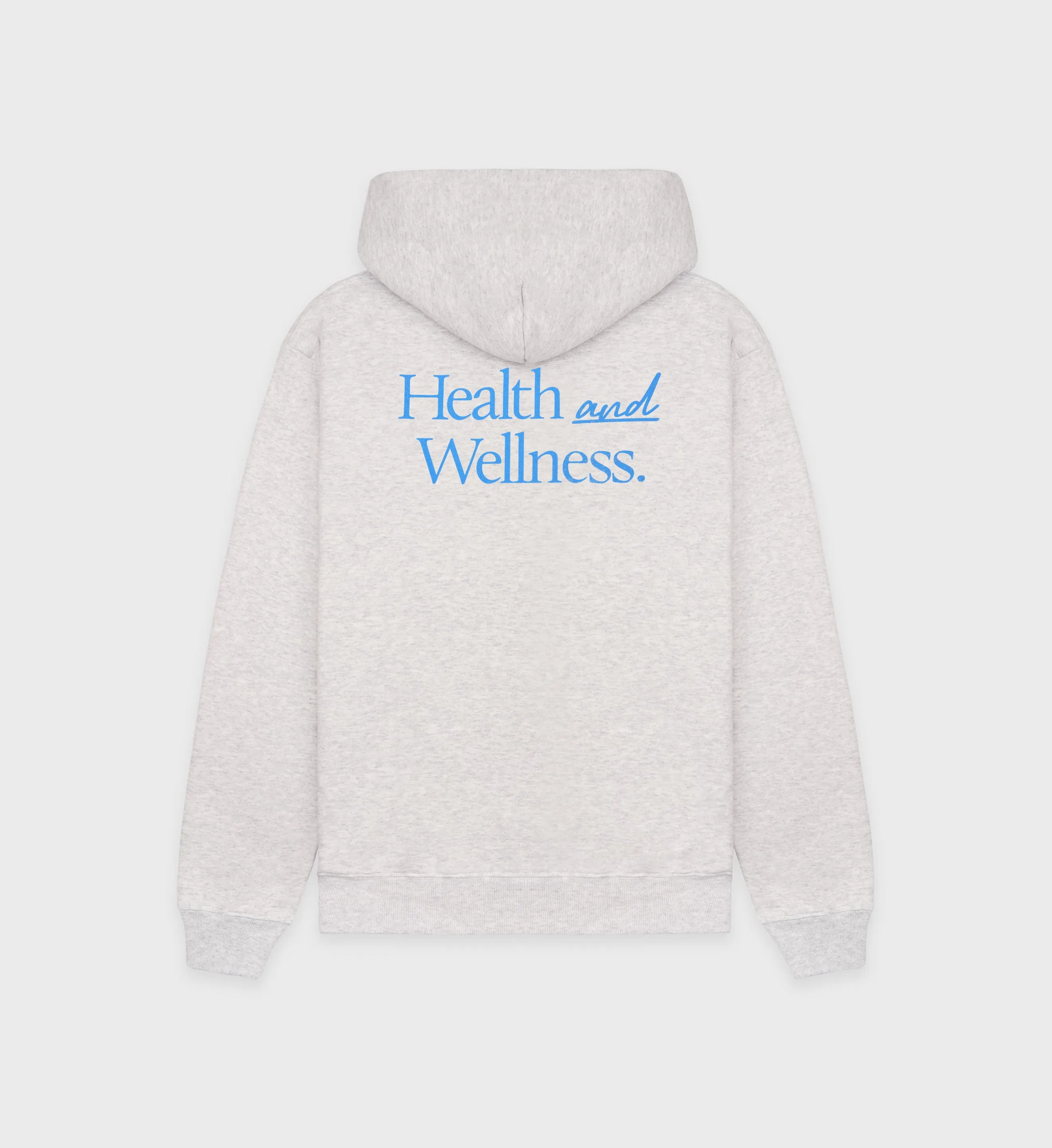 New Health Hoodie - Heather Gray/Ocean sold by Sporty and Rich product image thumbnail 2