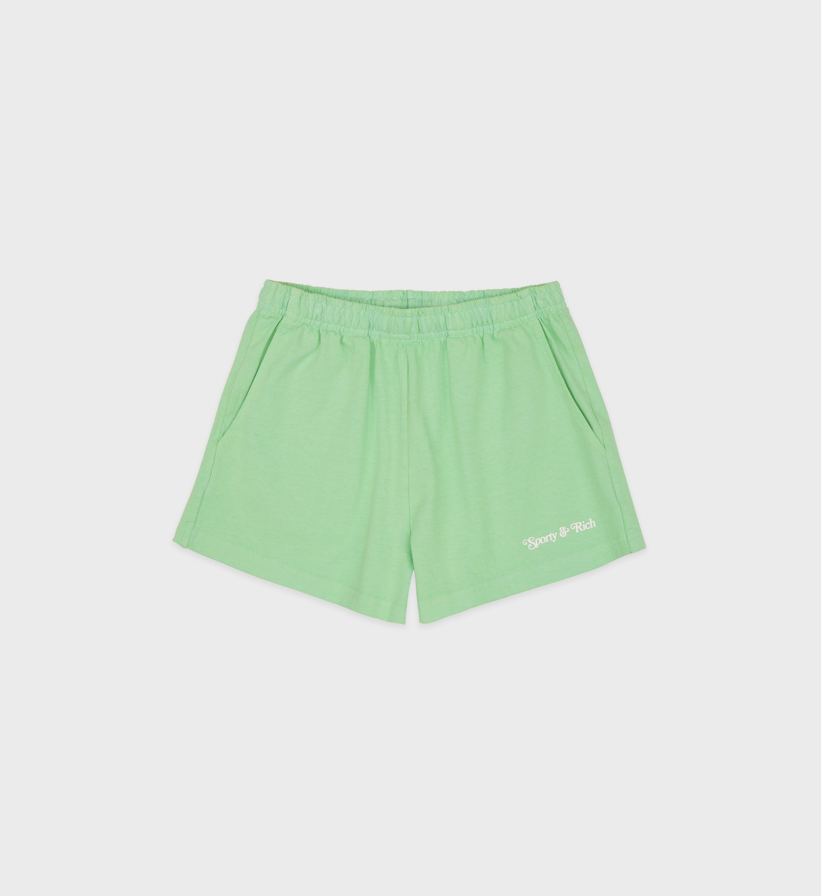 NY Tennis Club Disco Short - Washed Kelly/White sold by Sporty and Rich