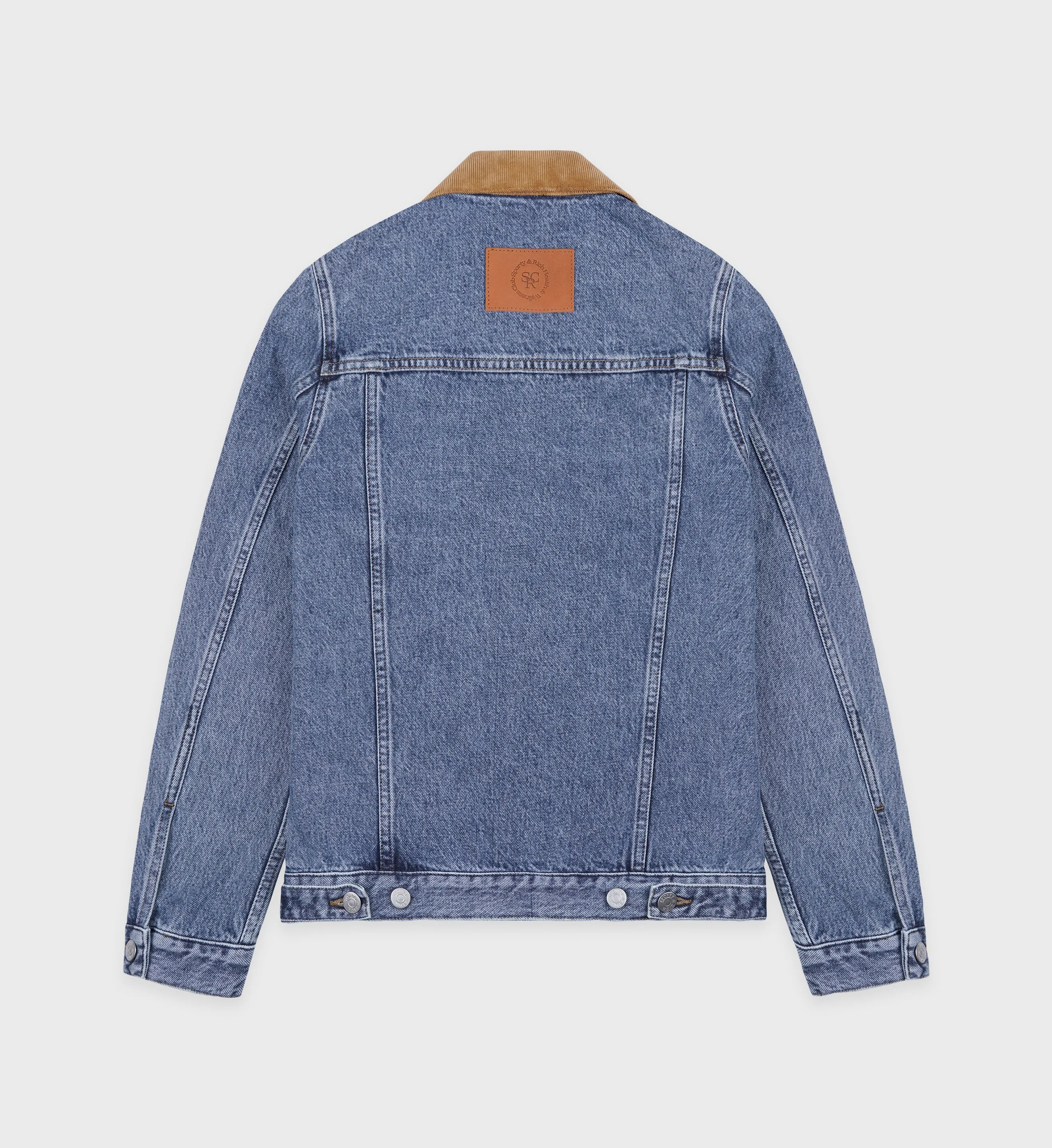 Denim Jacket - Medium Blue sold by Sporty and Rich product image thumbnail 2