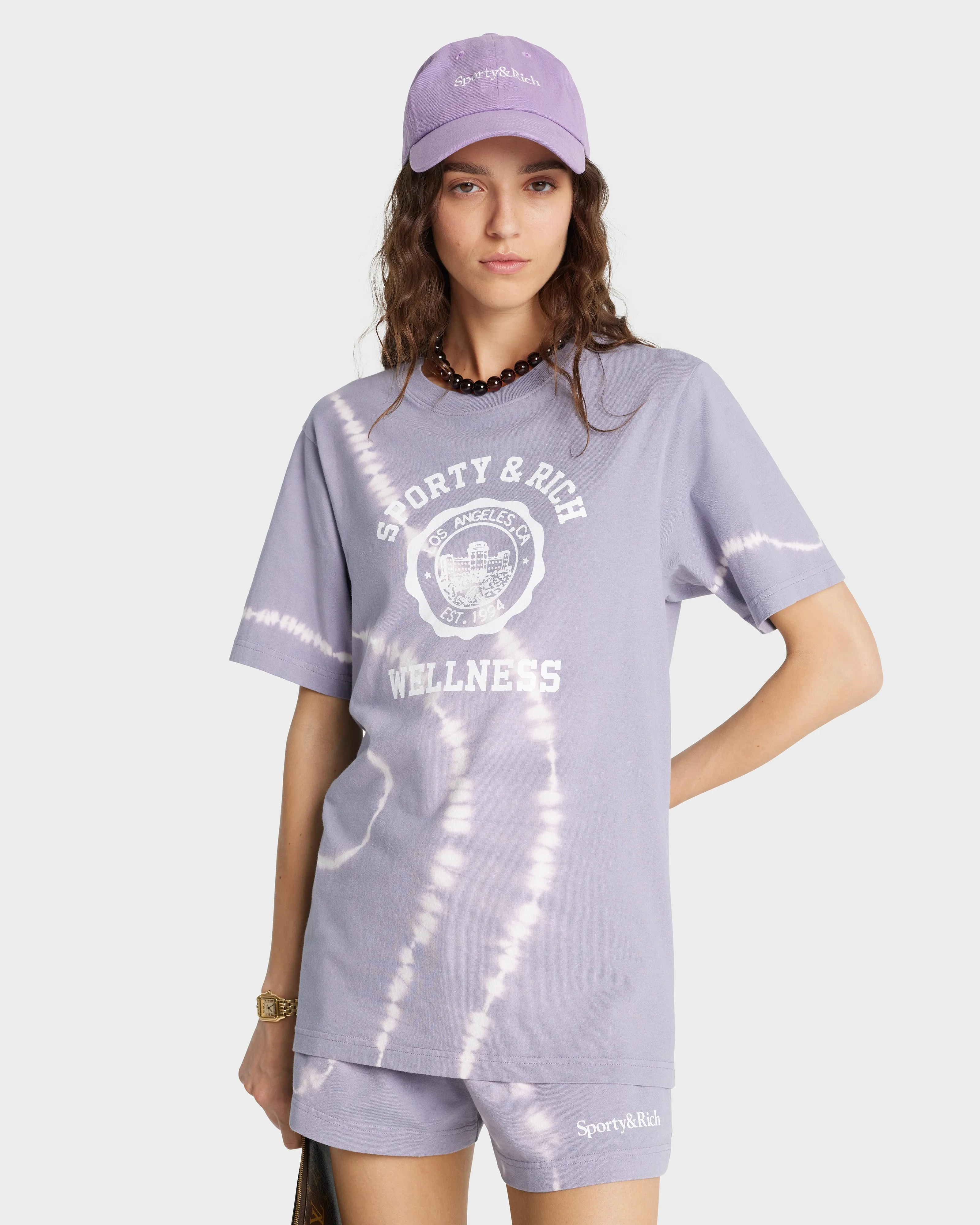 Emblem T-Shirt - Easter Egg Tie Dye sold by Sporty and Rich product image thumbnail 4