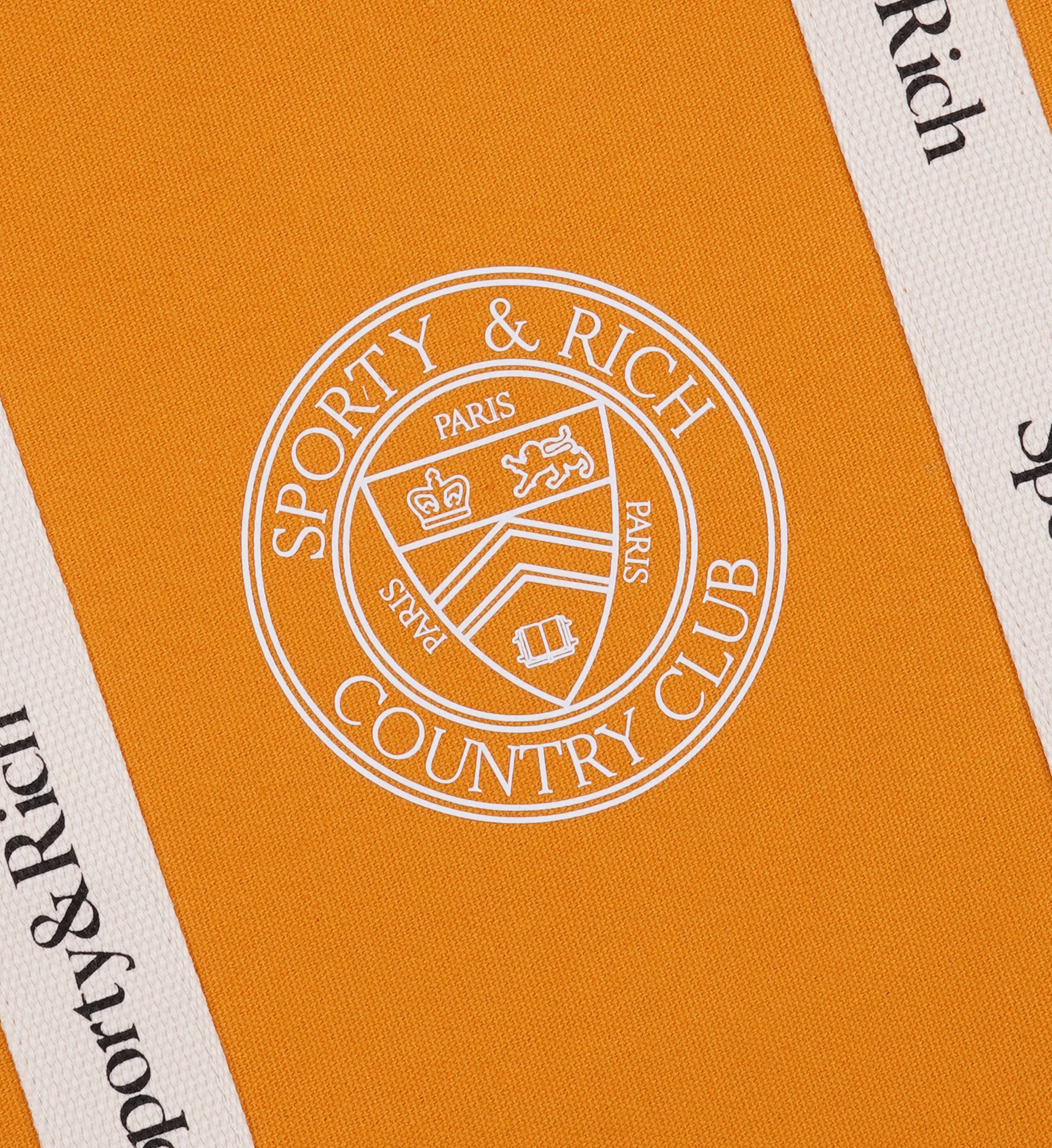 Paris Country Club Tote Bag - Faded Gold/White sold by Sporty and Rich product image thumbnail 3