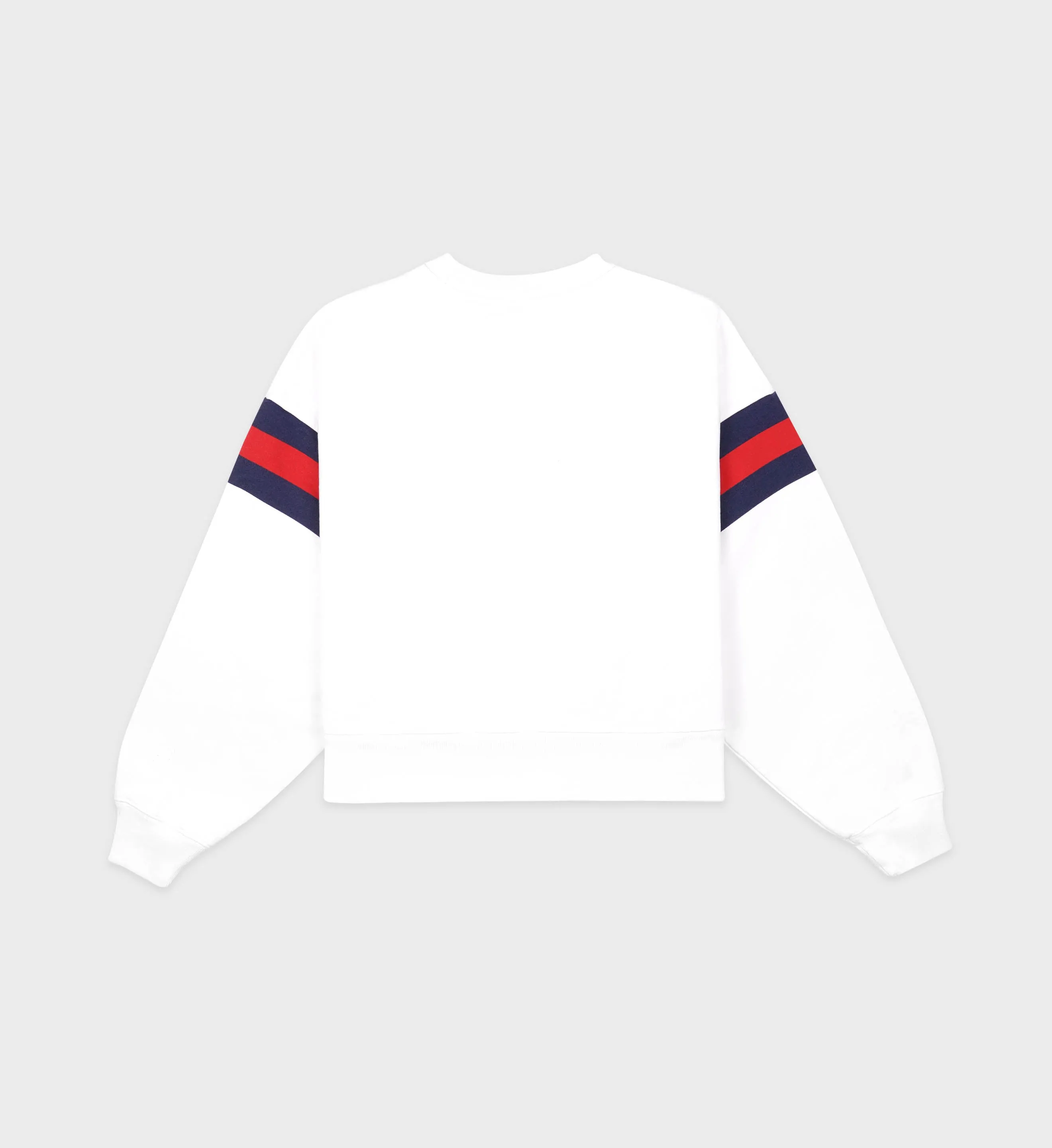 Wellness Ivy Rugby Crewneck - White/Navy/Red sold by Sporty and Rich product image thumbnail 2