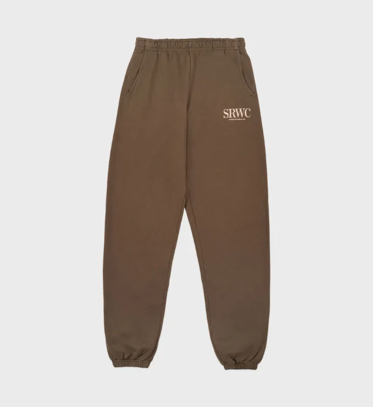 Upper East Side Sweatpant - Earl Gray/Cream sold by Sporty and Rich