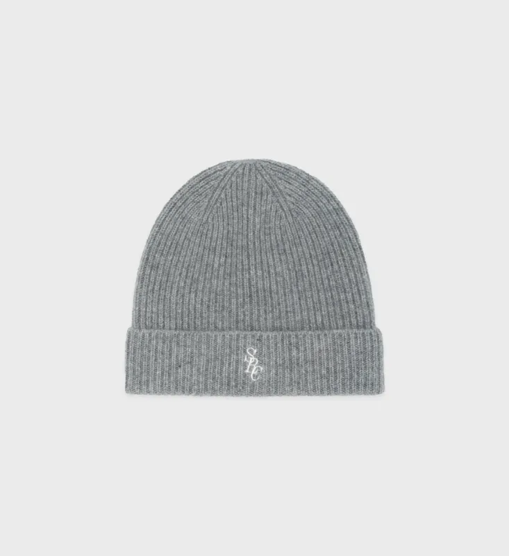 SRC Cashmere Beanie - Gray sold by Sporty and Rich