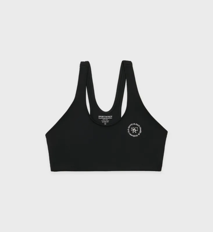 Sports Bra N.02 - Black sold by Sporty and Rich