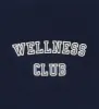 Wellness Club Soft Crewneck - Navy/White sold by Sporty and Rich