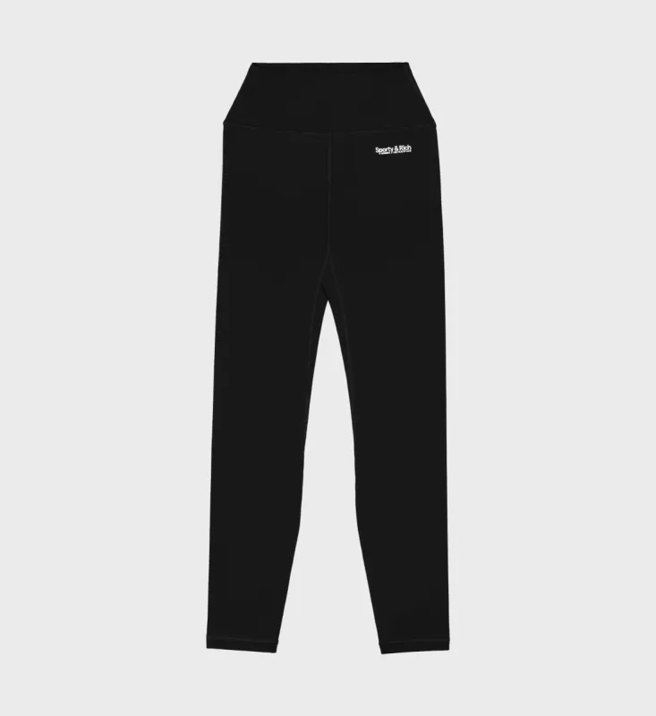 Club Logo Legging - Black sold by Sporty and Rich