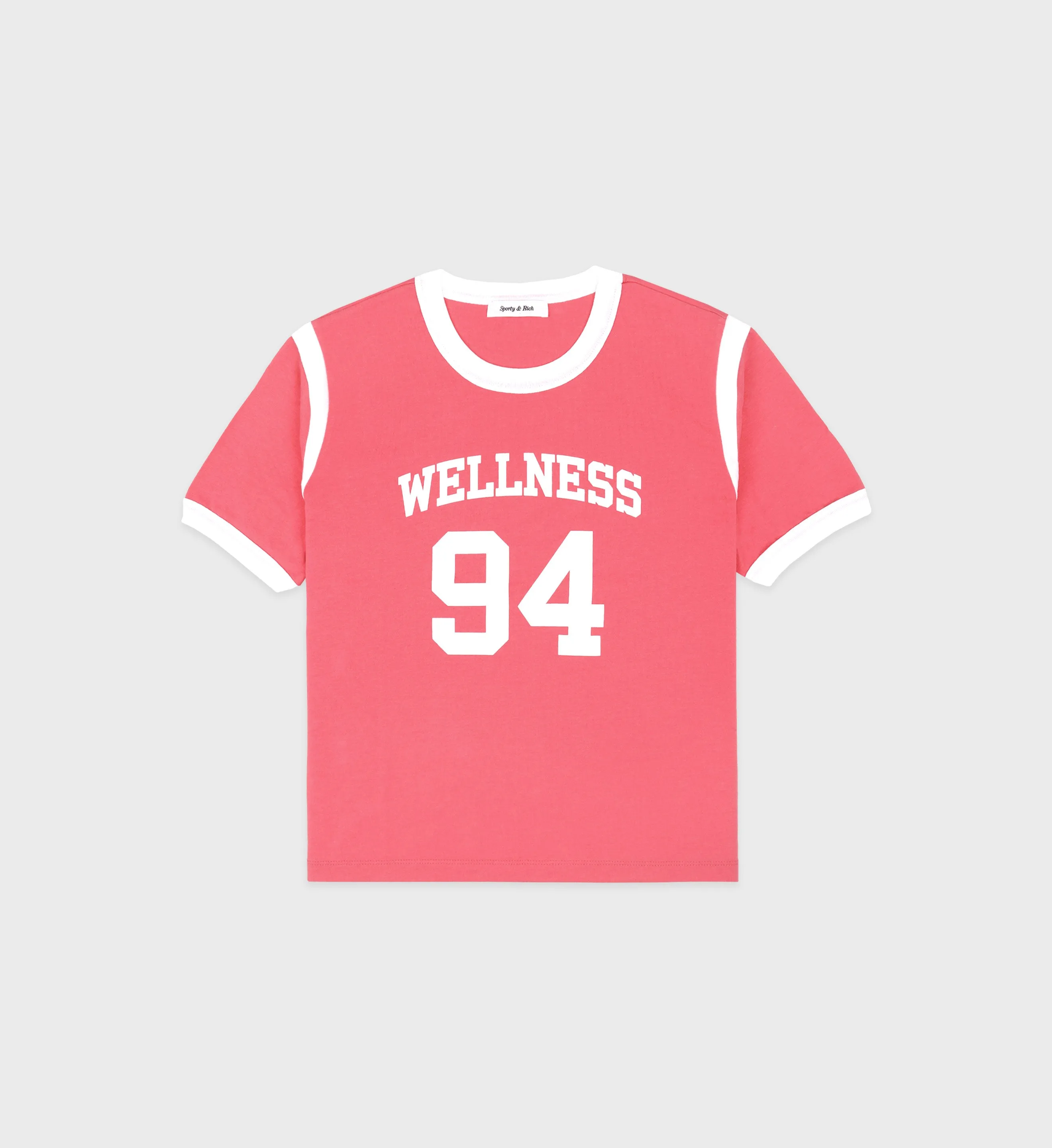 Wellness 94 Sports Tee - Cotton Candy/White sold by Sporty and Rich