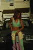 Runner Script Leggings - Thyme/White sold by Sporty and Rich