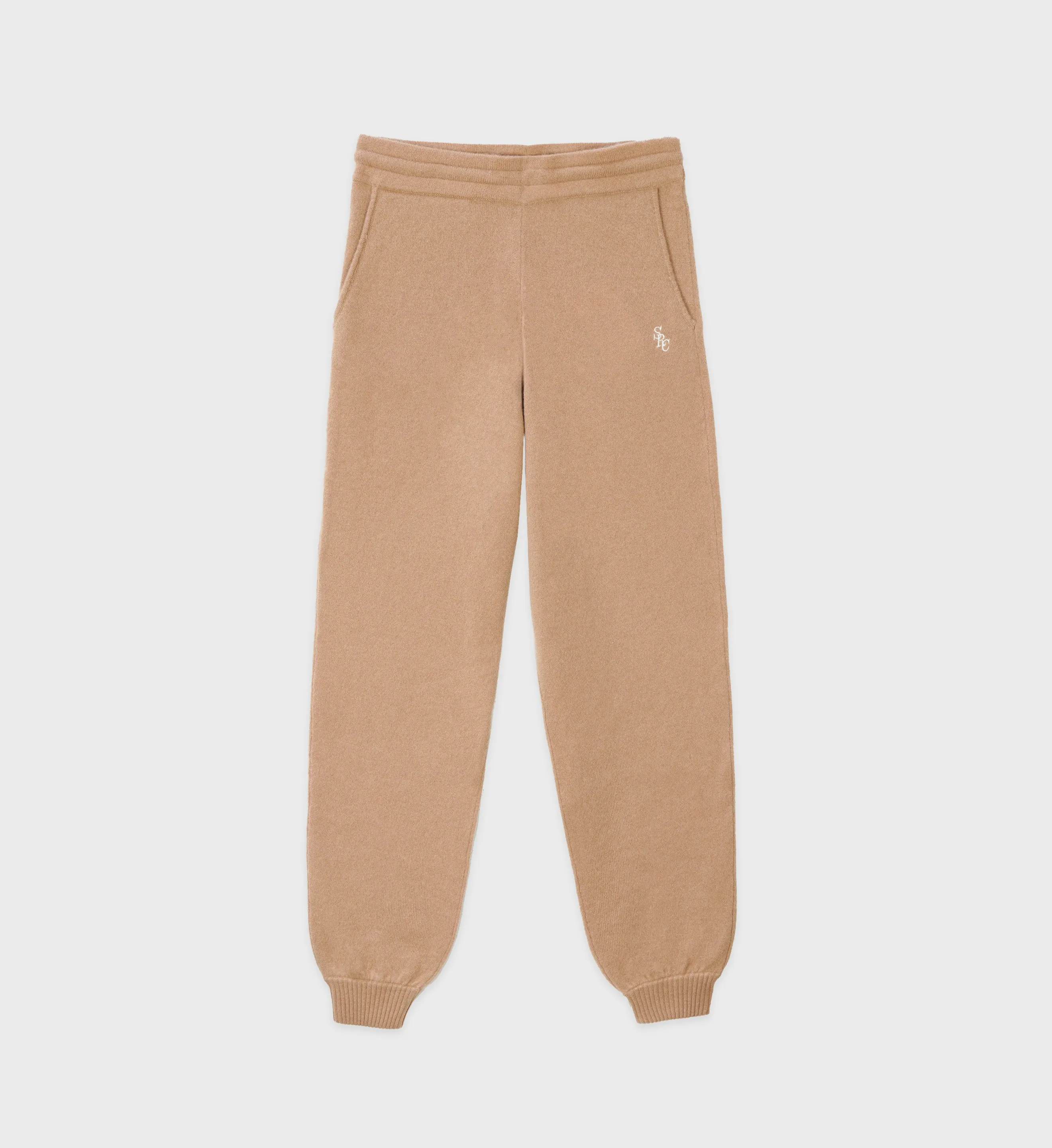 SRC Cashmere Sweatpant - Camel sold by Sporty and Rich
