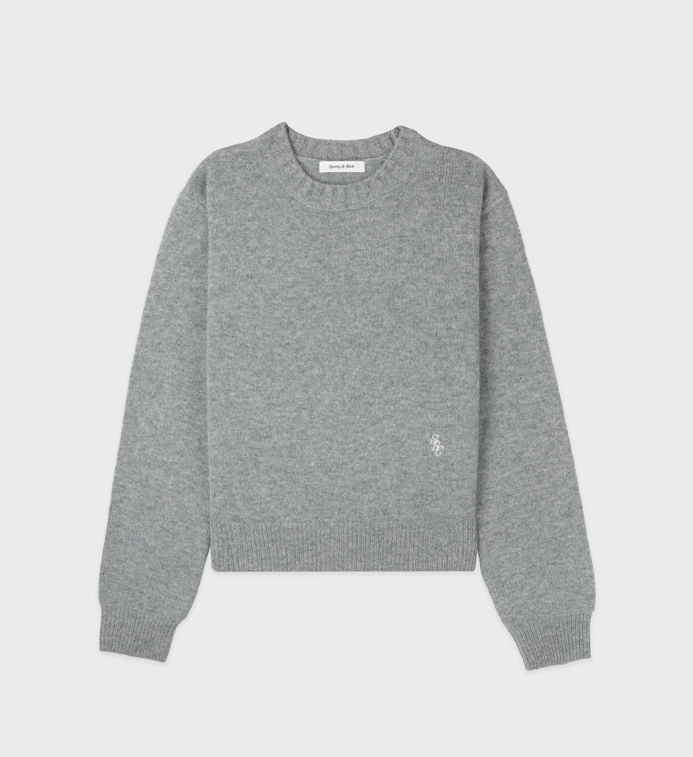 SRC Cashmere Sweater - Gray sold by Sporty and Rich