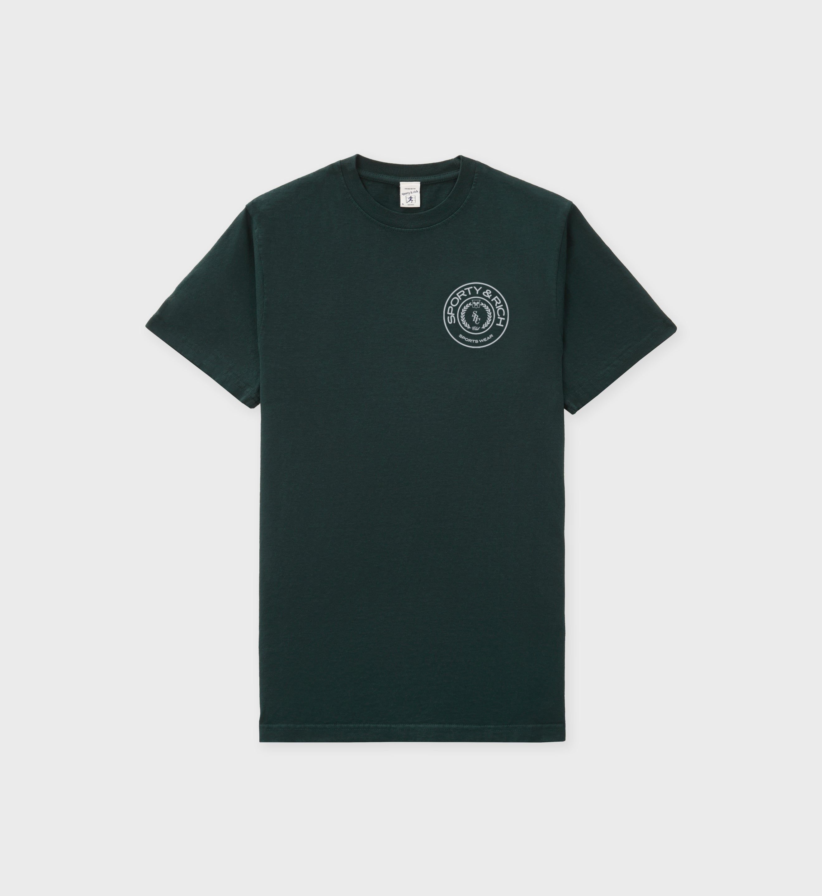 Connecticut Crest T-Shirt - Forest sold by Sporty and Rich