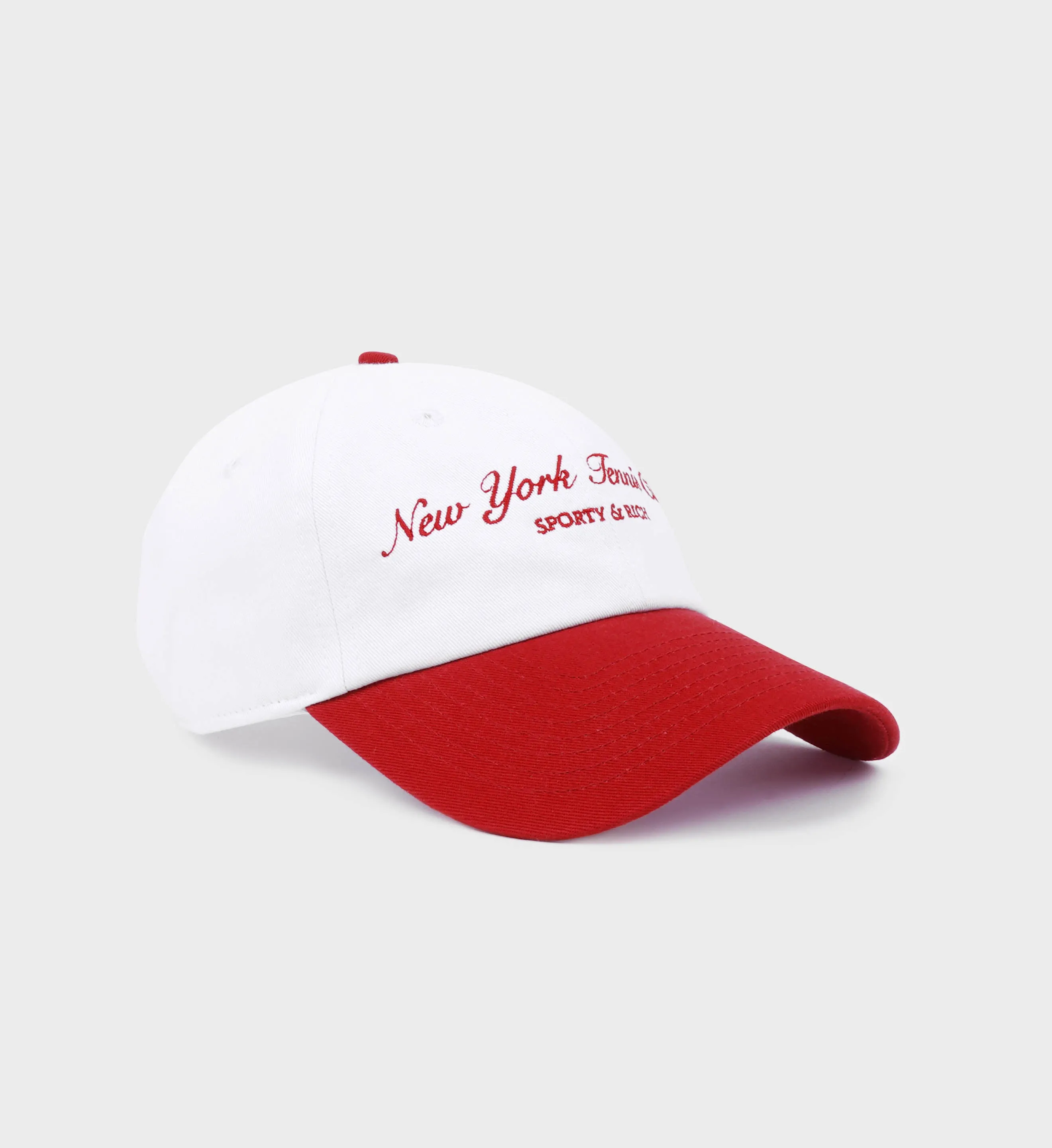 NY Tennis Club Hat - White/Red sold by Sporty and Rich product image thumbnail 2