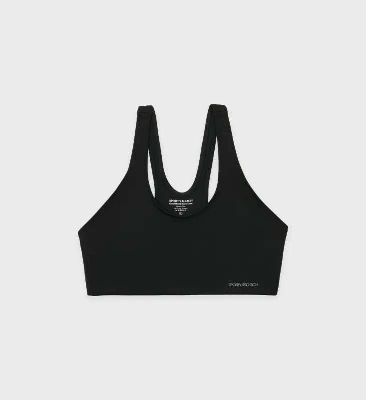 Sports Bra N.03 - Black sold by Sporty and Rich