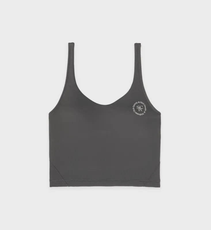 Cropped Tank N.02 - Dark Gray sold by Sporty and Rich