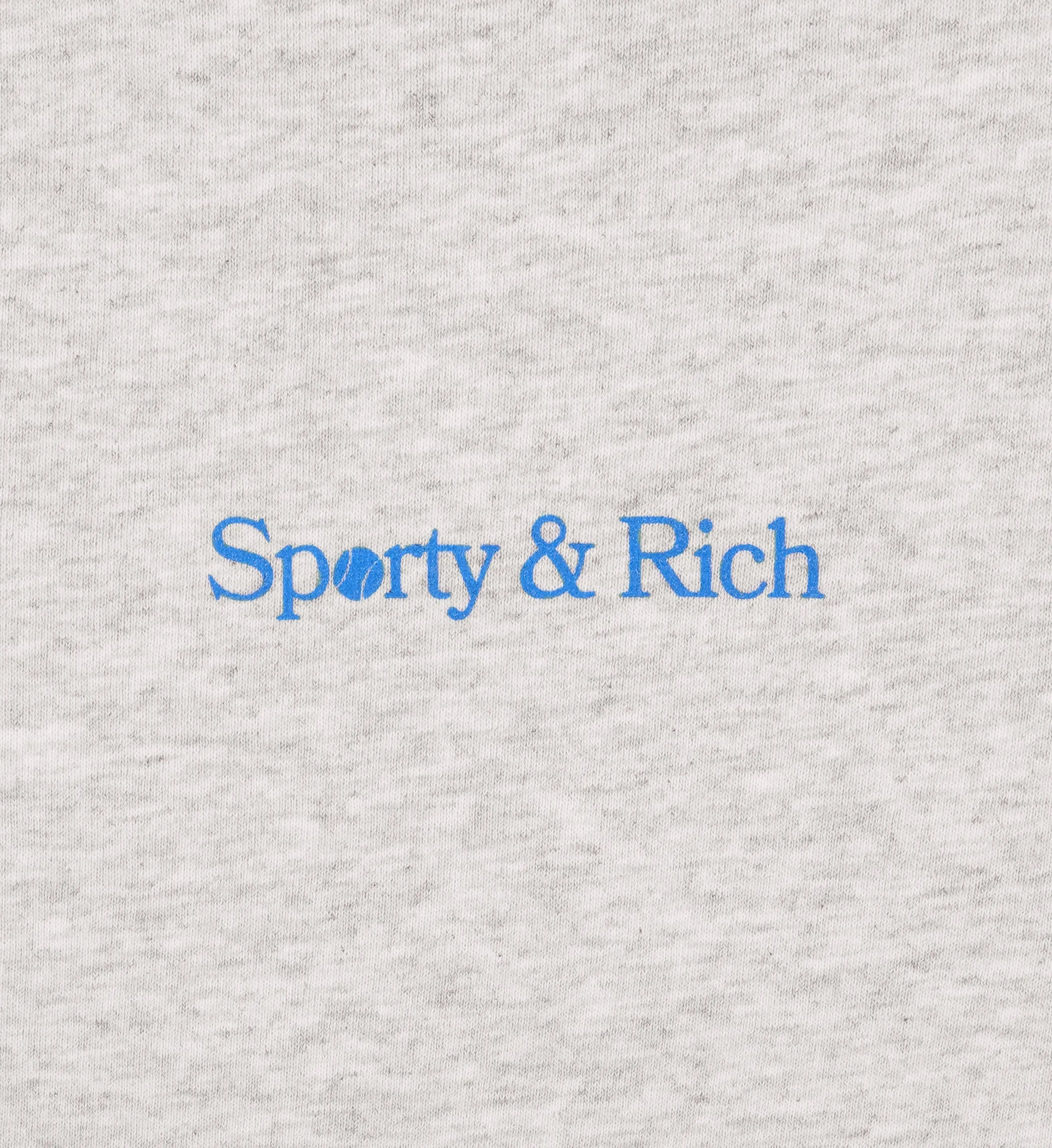 LA Racquet Club Crewneck - Heather Gray/Steel Blue sold by Sporty and Rich product image thumbnail 3