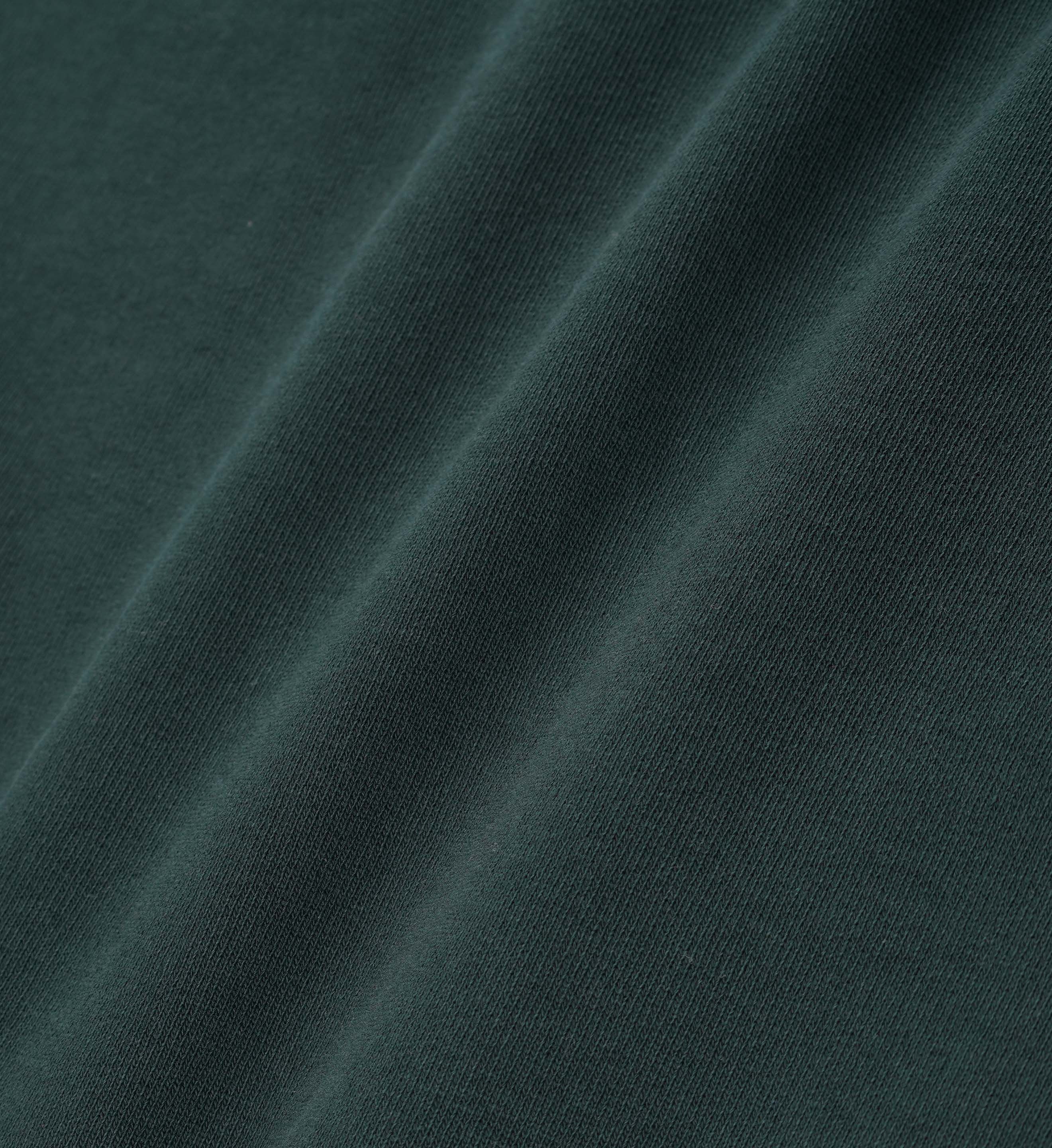 Vendome Cropped Crewneck - Forest/White sold by Sporty and Rich product image thumbnail 4