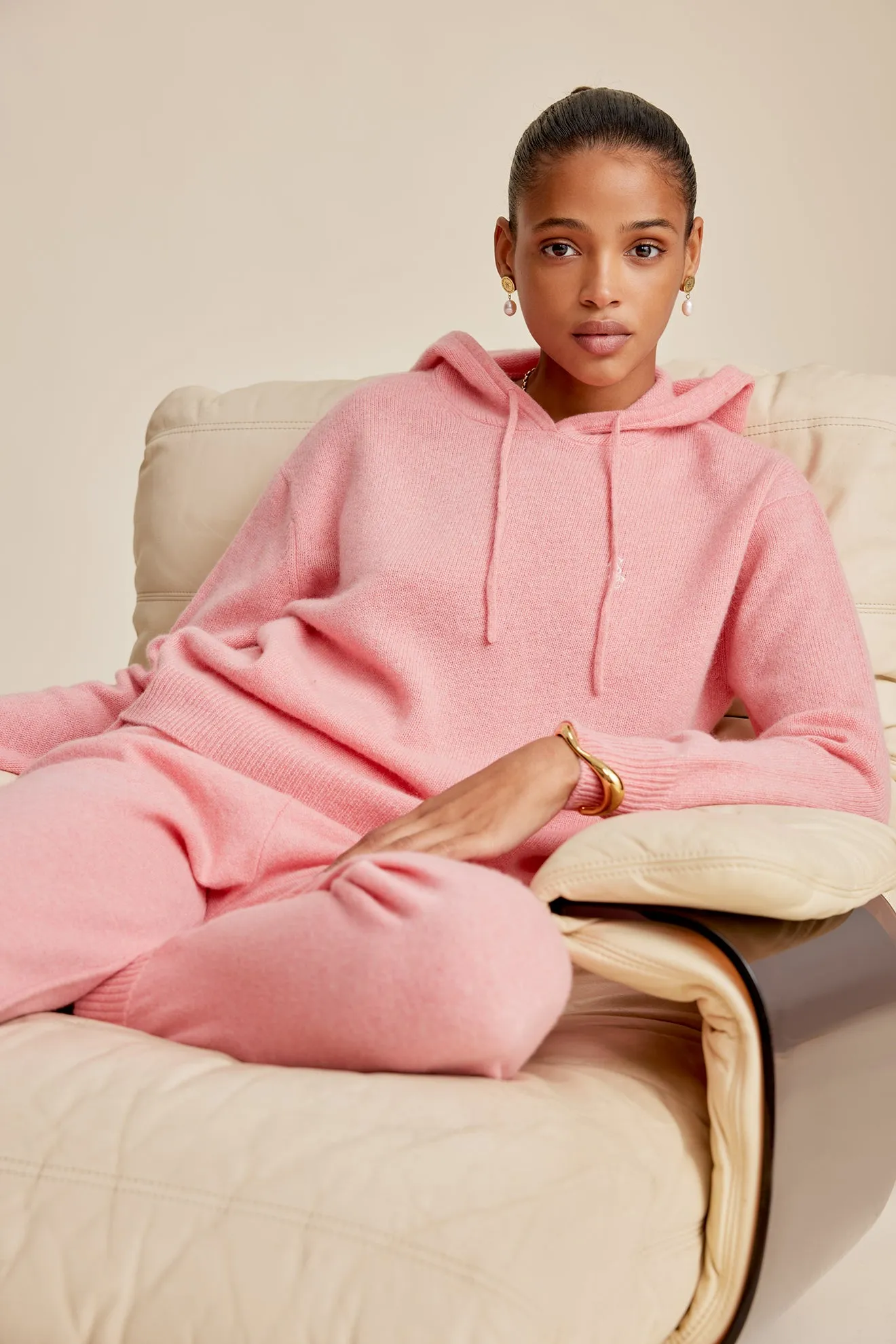 SRC Cashmere Hoodie - Pink sold by Sporty and Rich product image thumbnail 5