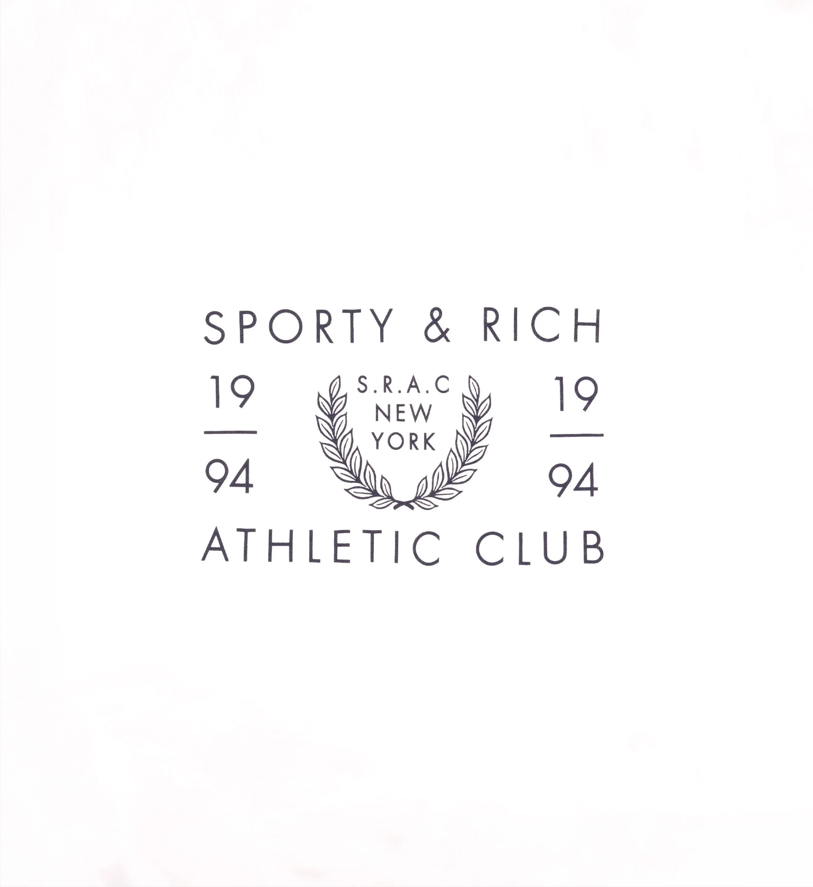 SRAC Crewneck - White/Navy sold by Sporty and Rich product image thumbnail 3