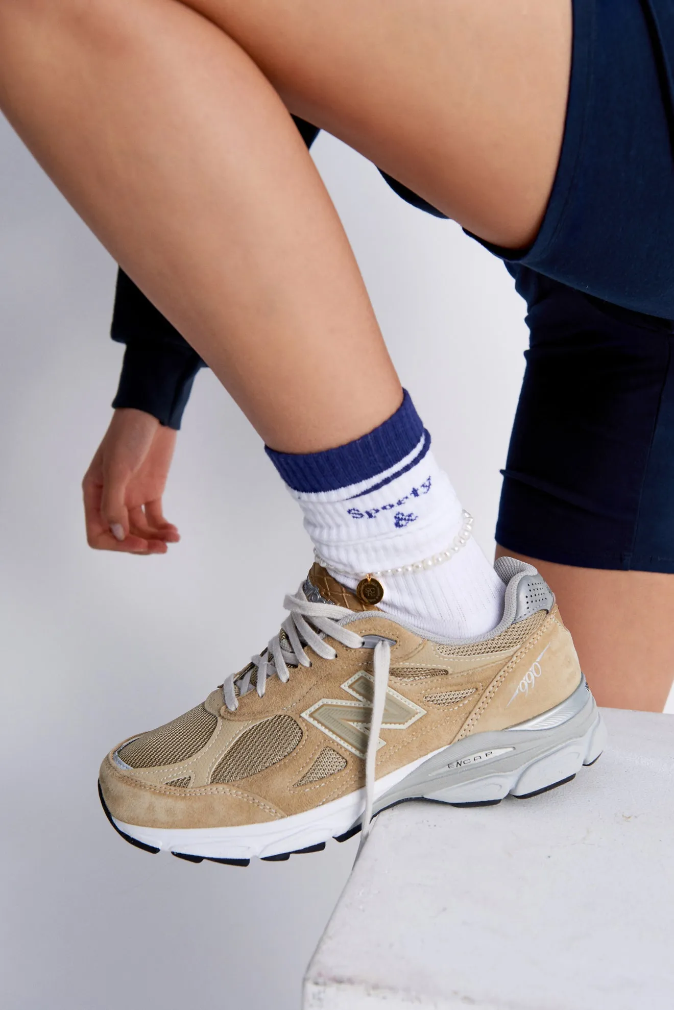 Pearl Anklet sold by Sporty and Rich product image thumbnail 5