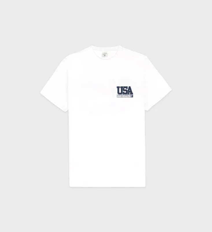 Team USA T-Shirt - White/Navy sold by Sporty and Rich