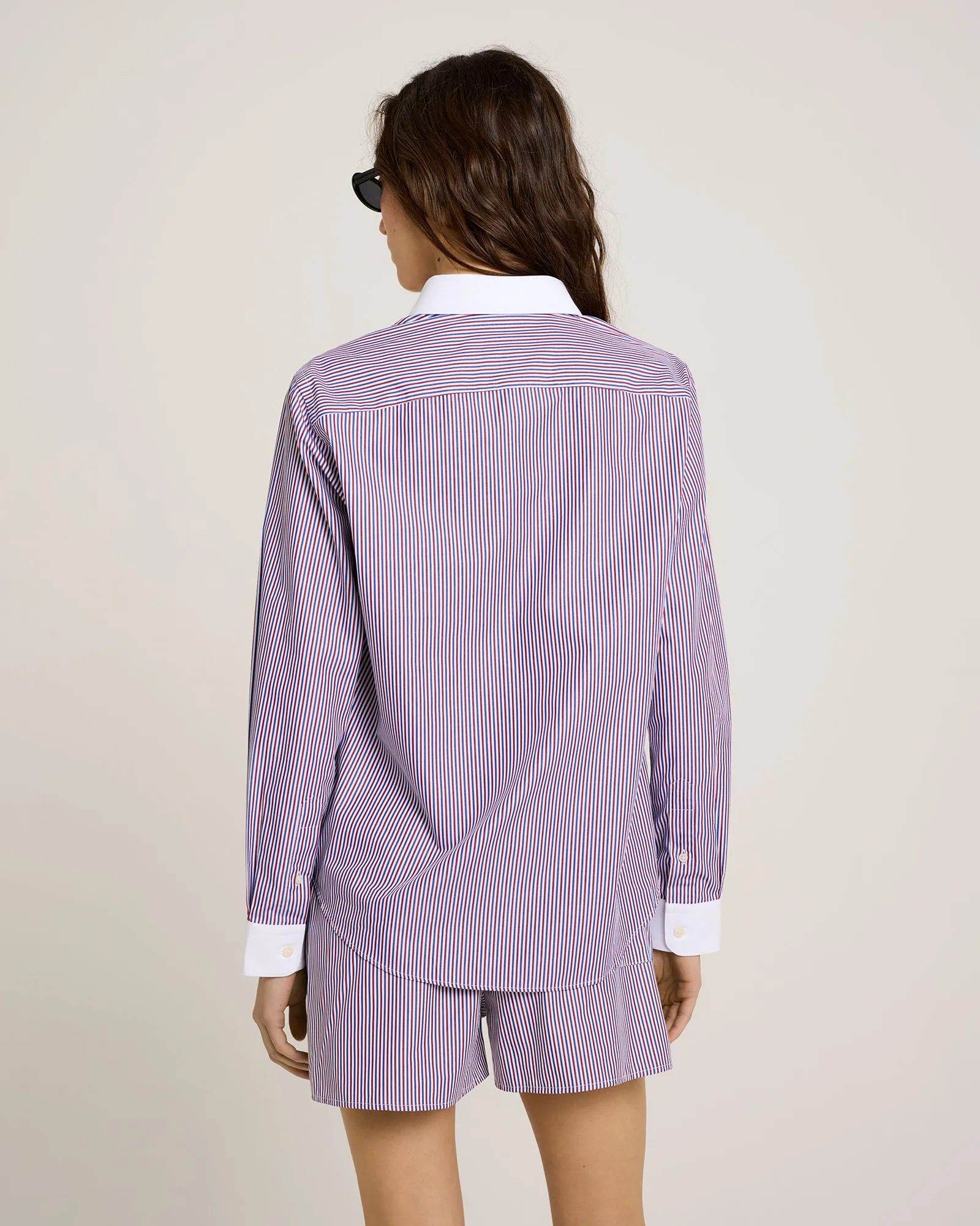 SRC Shirt - White/Red/Navy sold by Sporty and Rich product image thumbnail 5