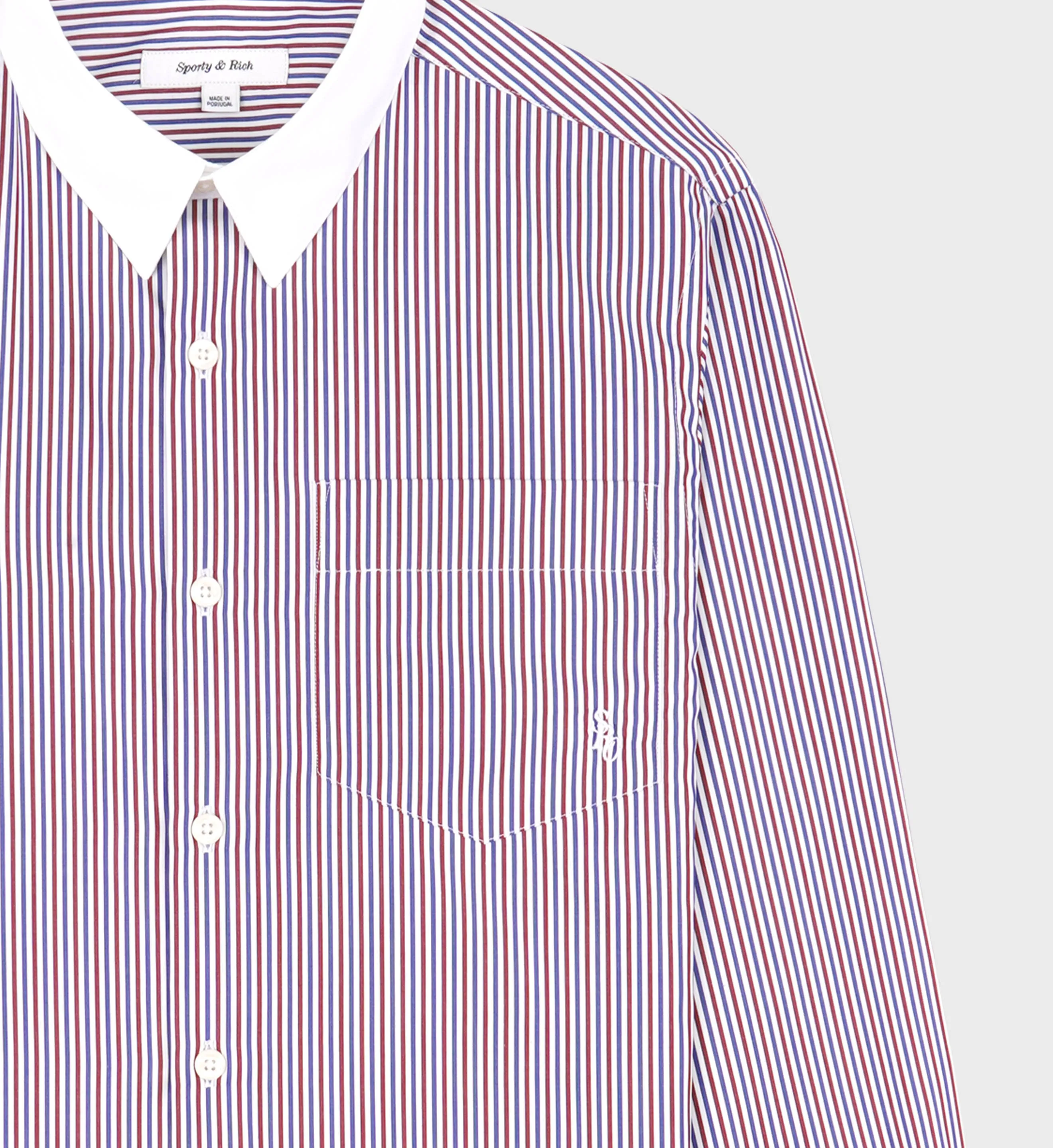SRC Shirt - White/Red/Navy sold by Sporty and Rich product image thumbnail 2