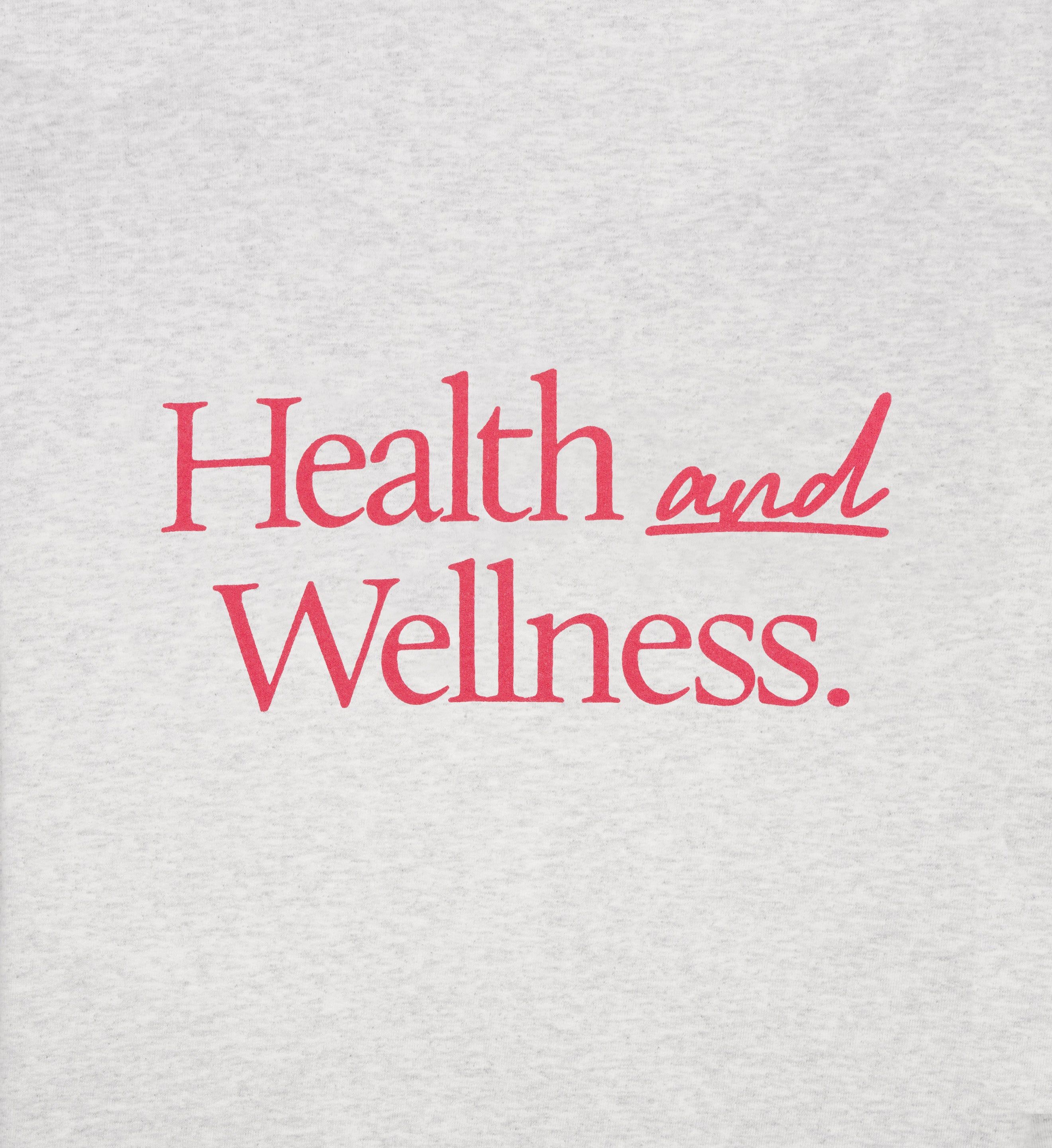 New Health Hoodie - Heather Gray sold by Sporty and Rich product image thumbnail 4