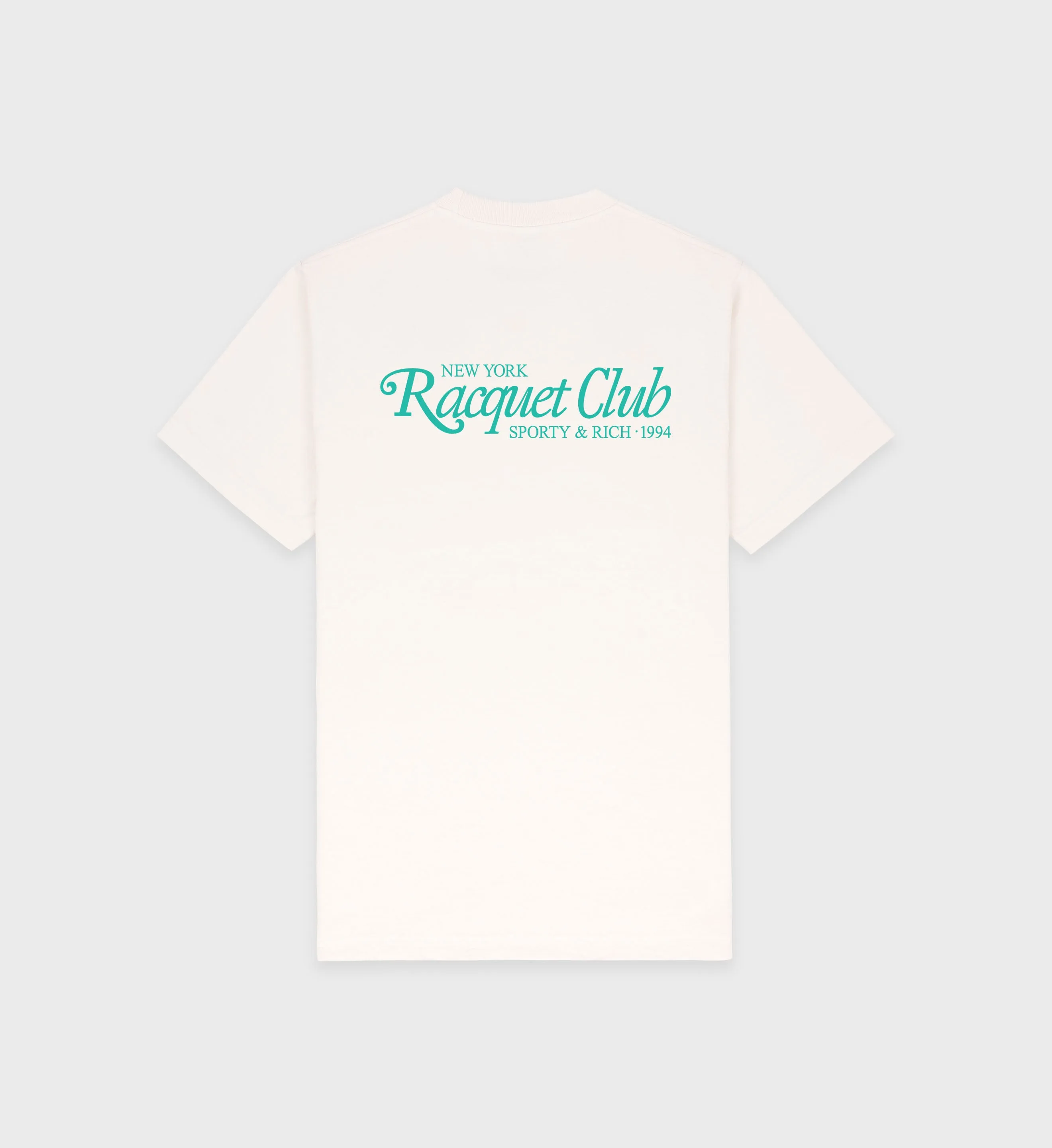 94 Racquet Club T-Shirt - Coconut/Caribbean sold by Sporty and Rich product image thumbnail 2