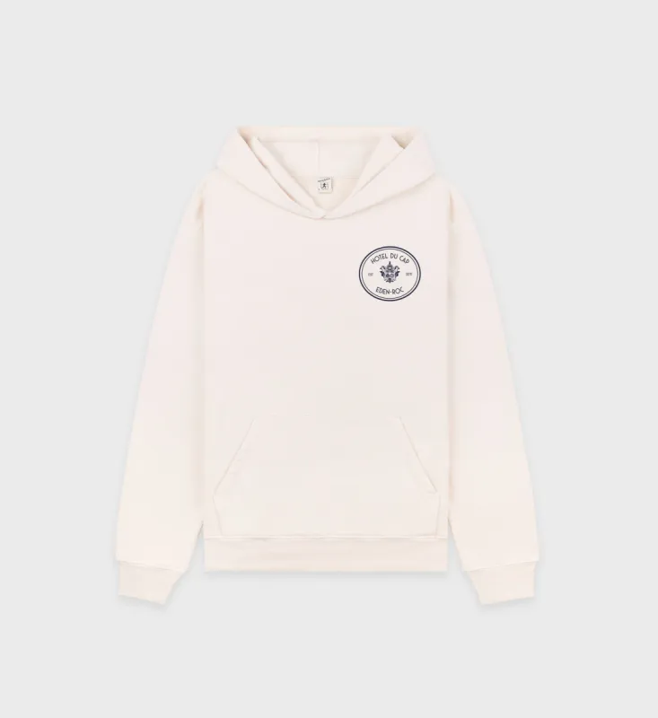 Eden Crest Kennedy Hoodie - Cream/Navy sold by Sporty and Rich