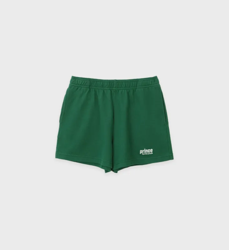 Prince Sporty Pique Short - Pine sold by Sporty and Rich