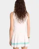 SRC Sports Polo Vest - Coconut/Caribbean sold by Sporty and Rich