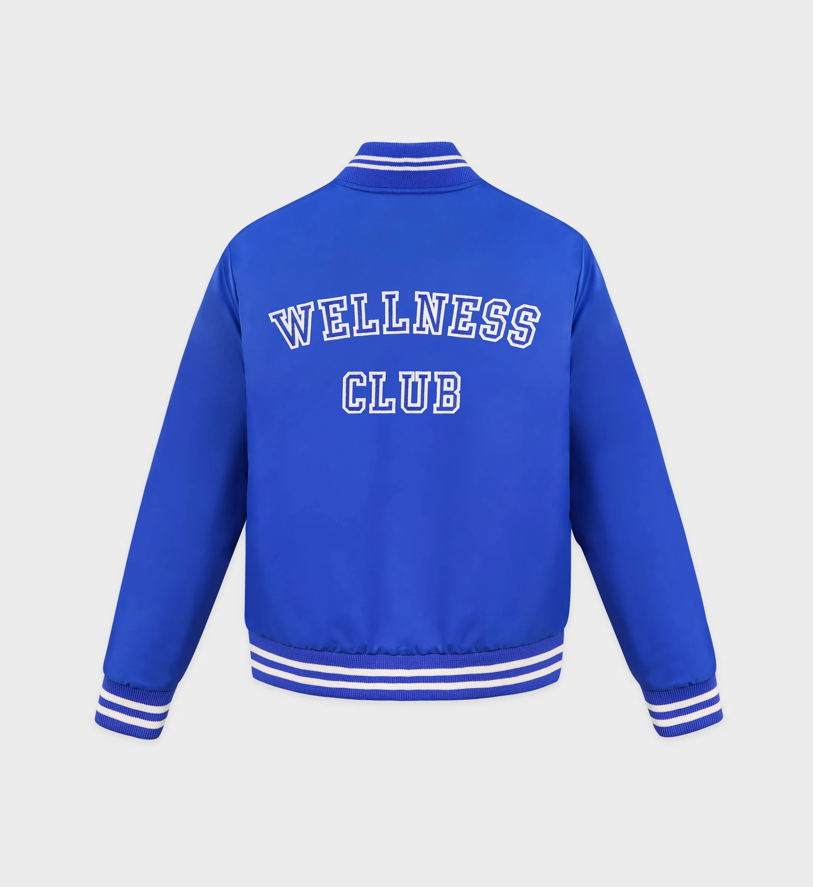 Wellness Club Varsity Jacket - Imperial Blue/White sold by Sporty and Rich product image thumbnail 2