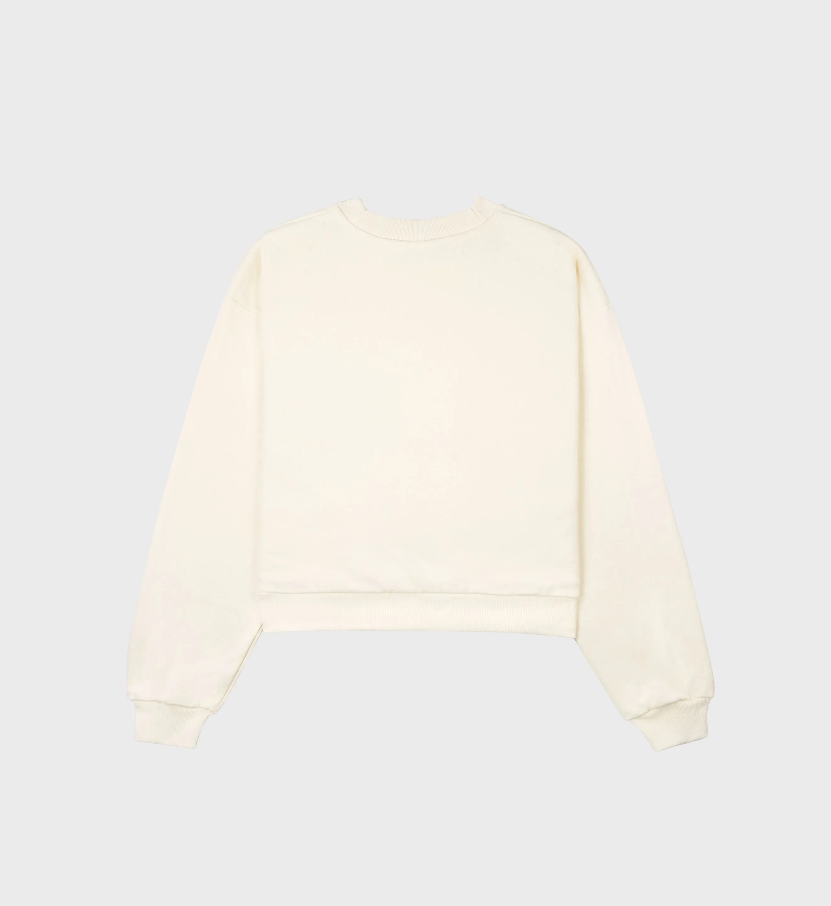 94 Cropped Crewneck - Cream sold by Sporty and Rich product image thumbnail 2