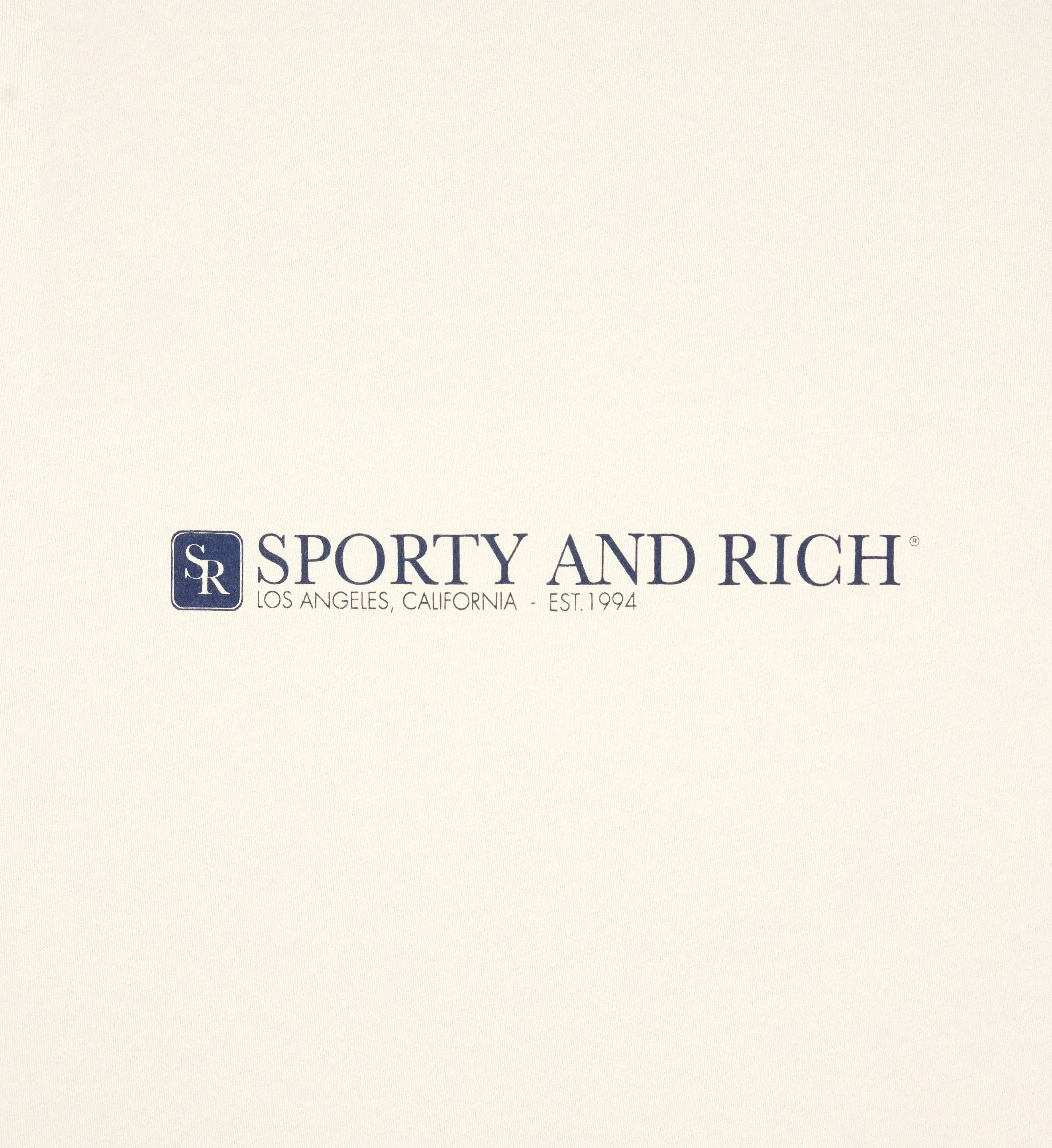 94 Cropped Crewneck - Cream sold by Sporty and Rich product image thumbnail 3