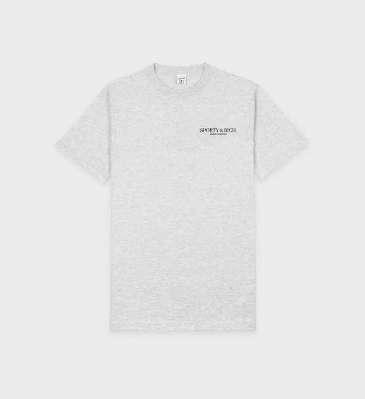 Made In California T-Shirt - Heather Gray/Navy sold by Sporty and Rich