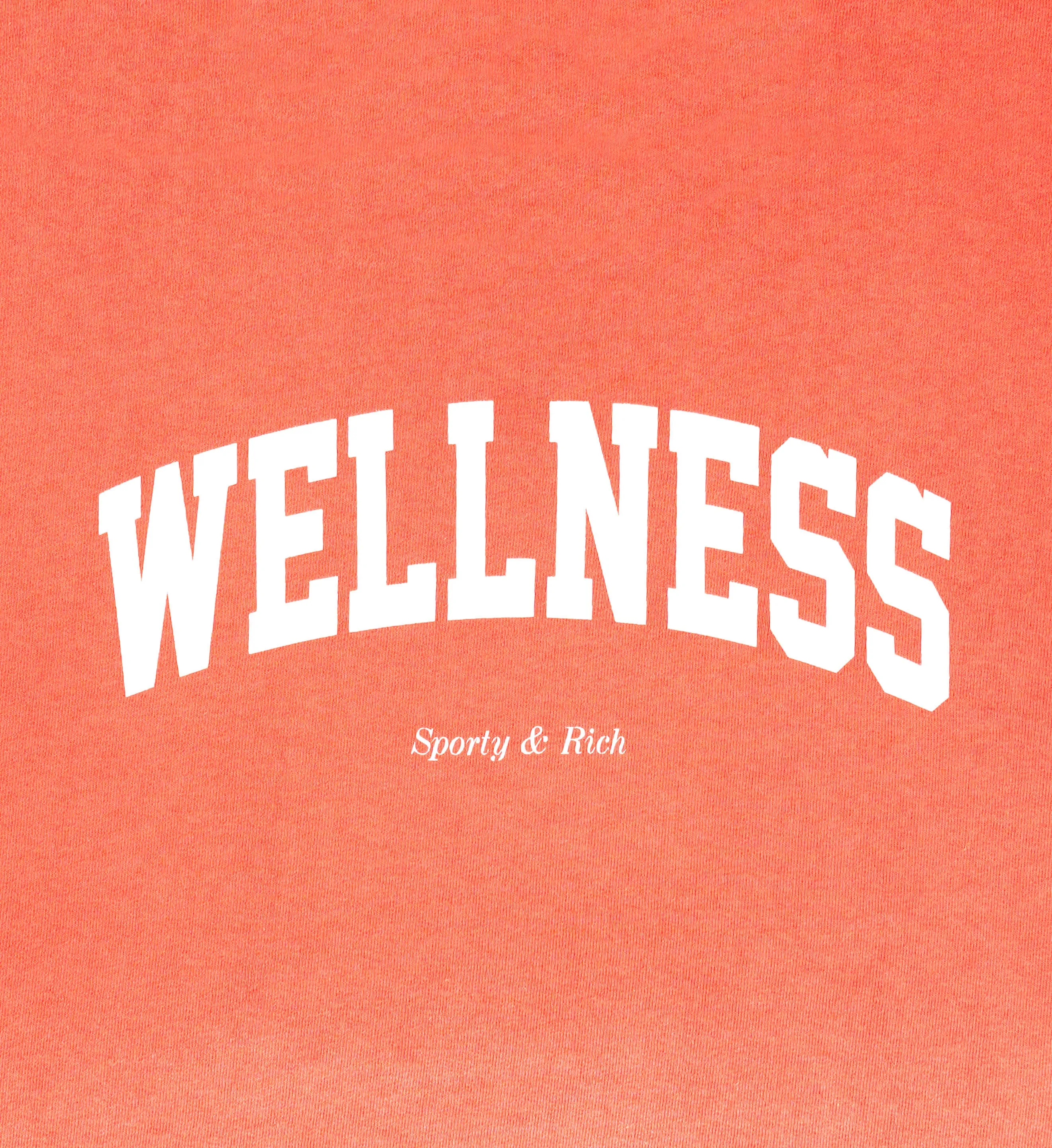 Wellness Ivy Crewneck - Dip Dye Pink/White sold by Sporty and Rich product image thumbnail 3