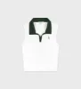 SRC Sports Polo Vest - White/Forest sold by Sporty and Rich