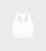 Serif Logo Sports Tank - White/Bright Red sold by Sporty and Rich