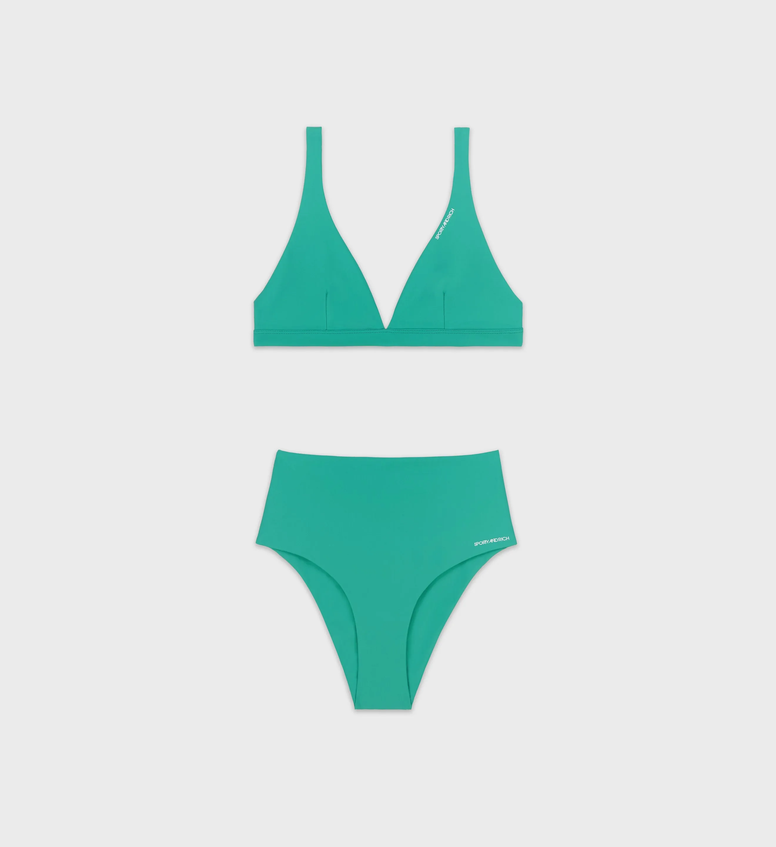 Jane Bikini Top - Jade sold by Sporty and Rich product image thumbnail 3