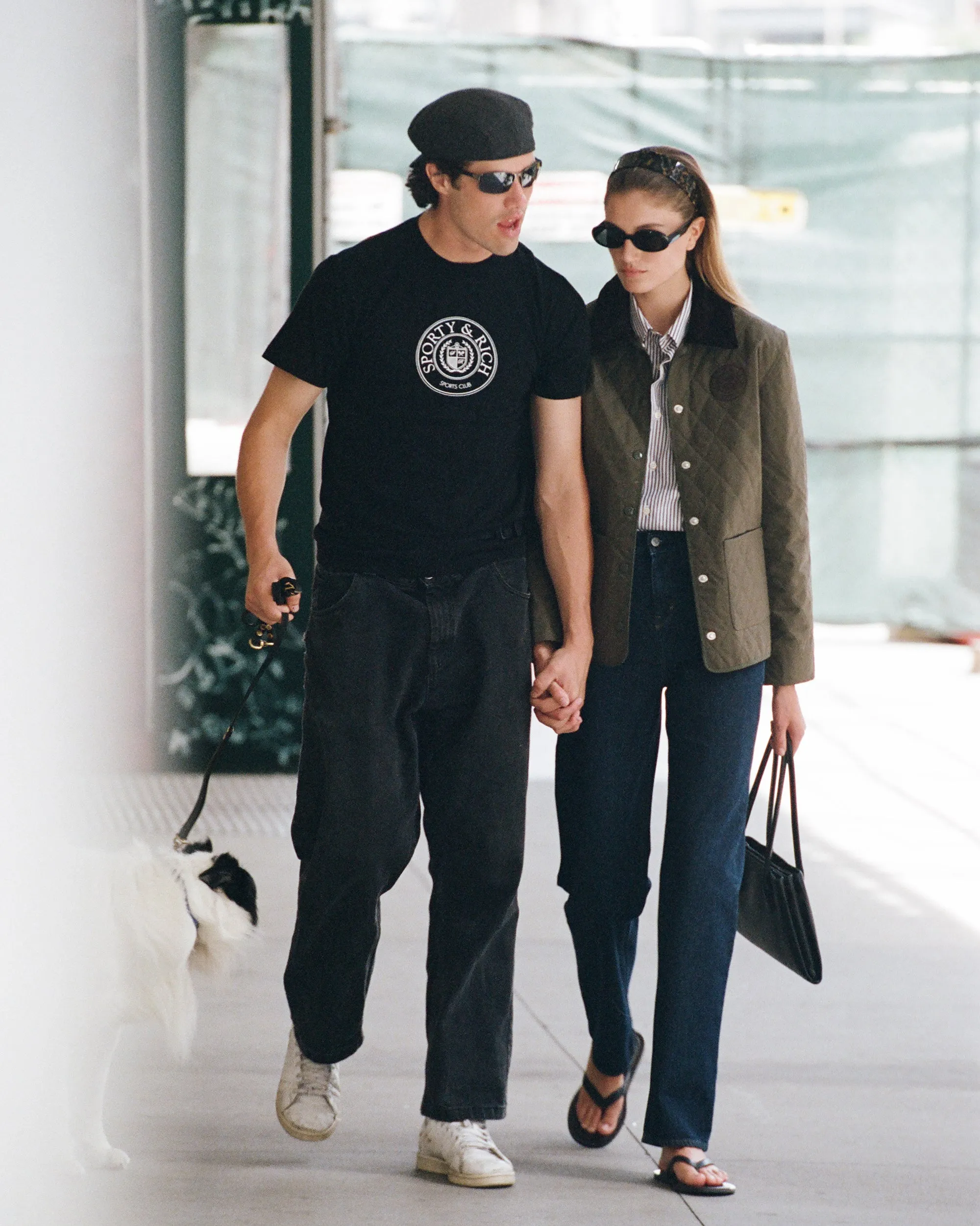 Connecticut Crest T-Shirt - Black/White sold by Sporty and Rich product image thumbnail 5