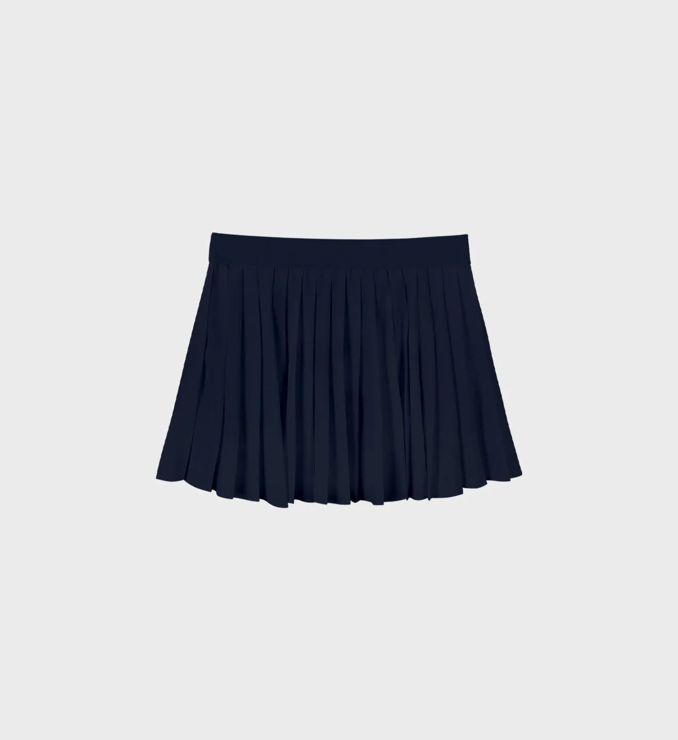 Classic Logo Pleated Skirt - Navy sold by Sporty and Rich product image thumbnail 2