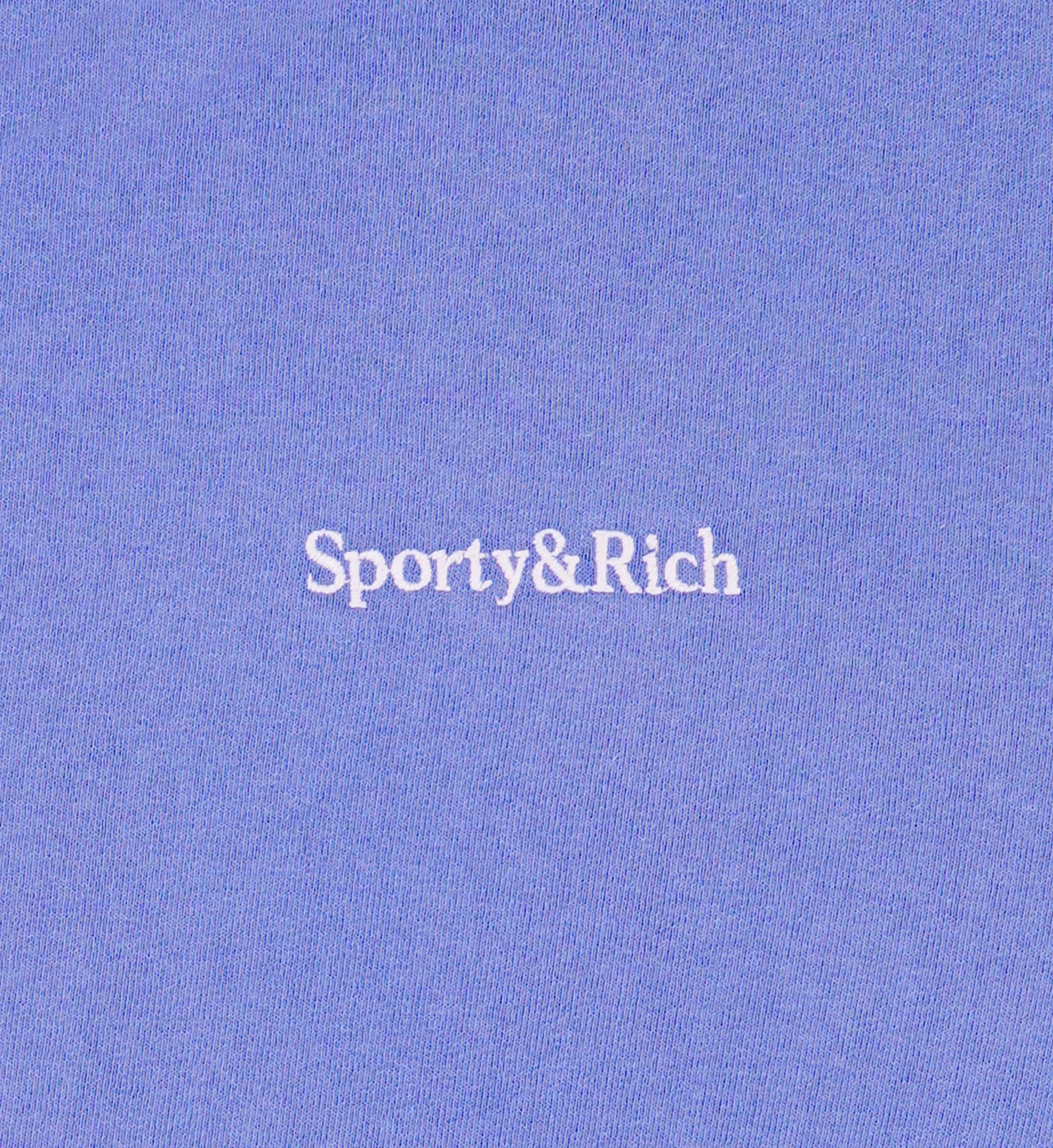 Serif Logo Hoodie - Dip Dye Blue/White sold by Sporty and Rich product image thumbnail 3