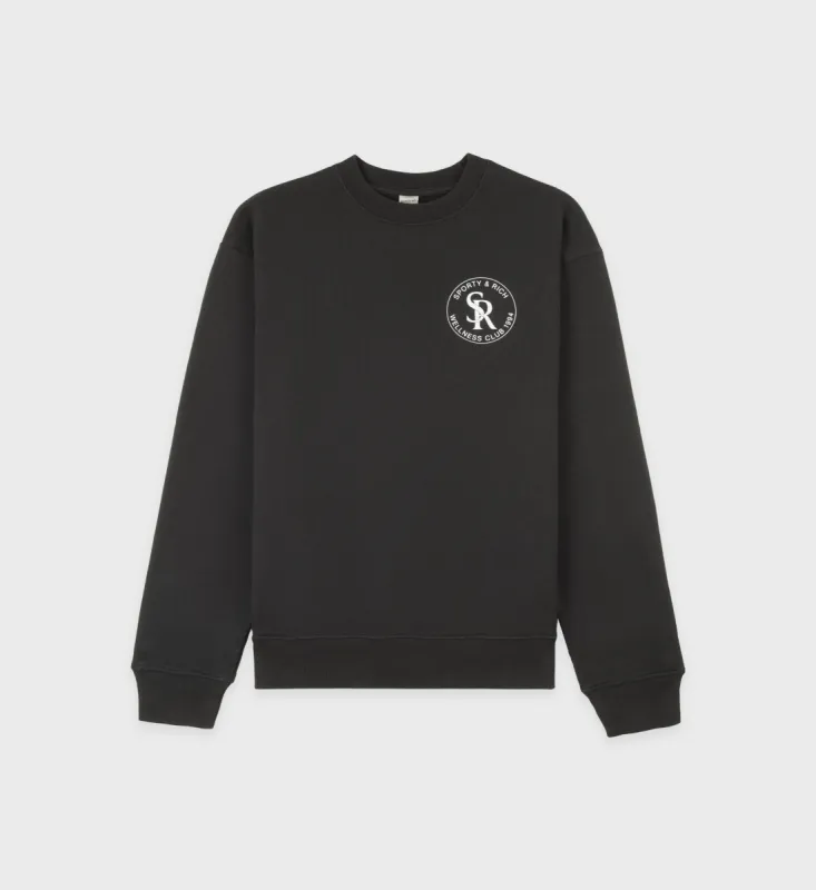 S&R Crewneck - Faded Black sold by Sporty and Rich