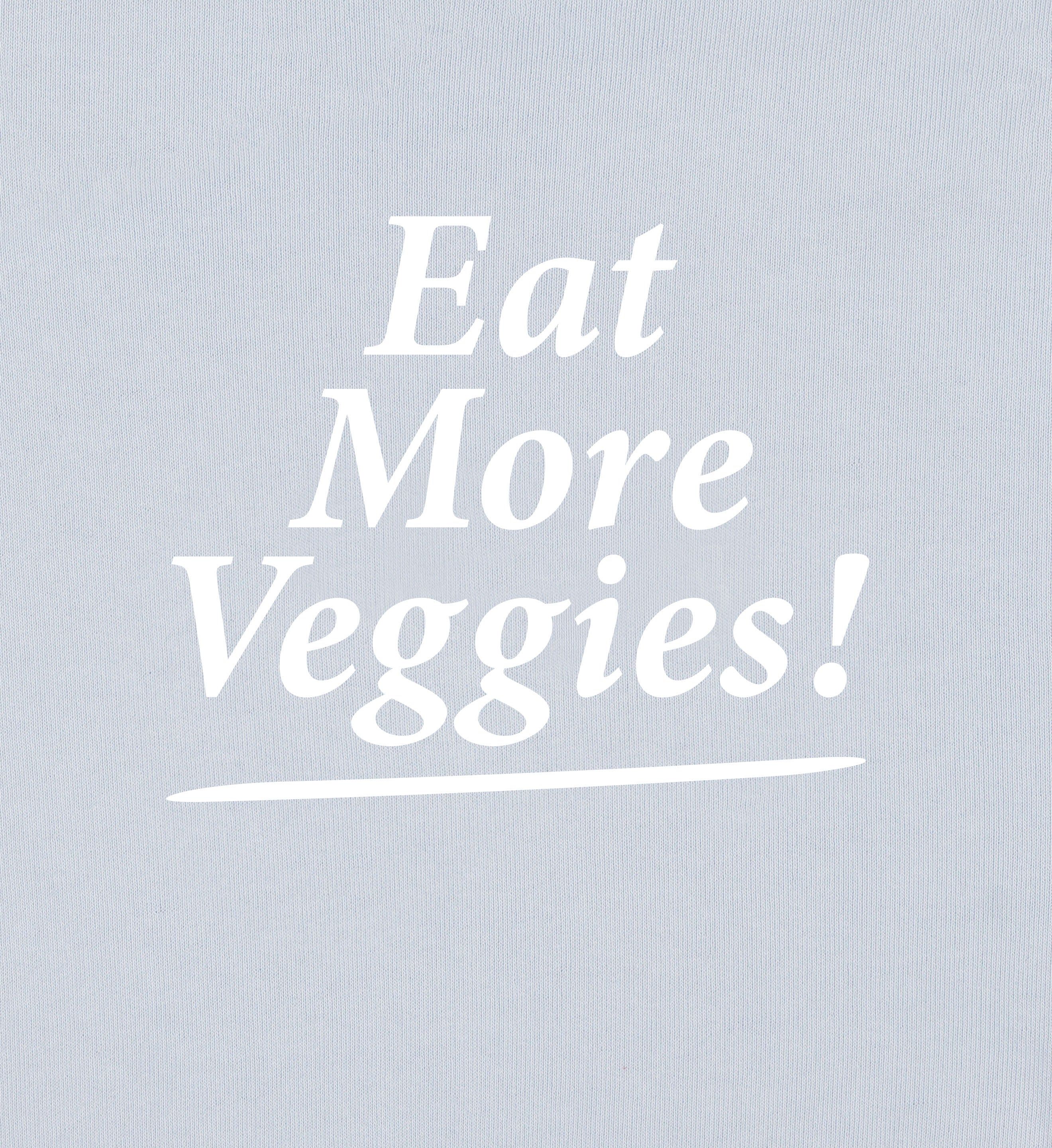 Eat More Veggies Hoodie - Baby Blue/White sold by Sporty and Rich product image thumbnail 4